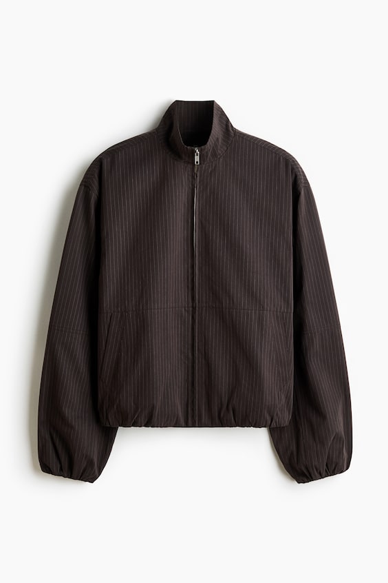 Мужские топы H&M Twill Overshirt with Zipper