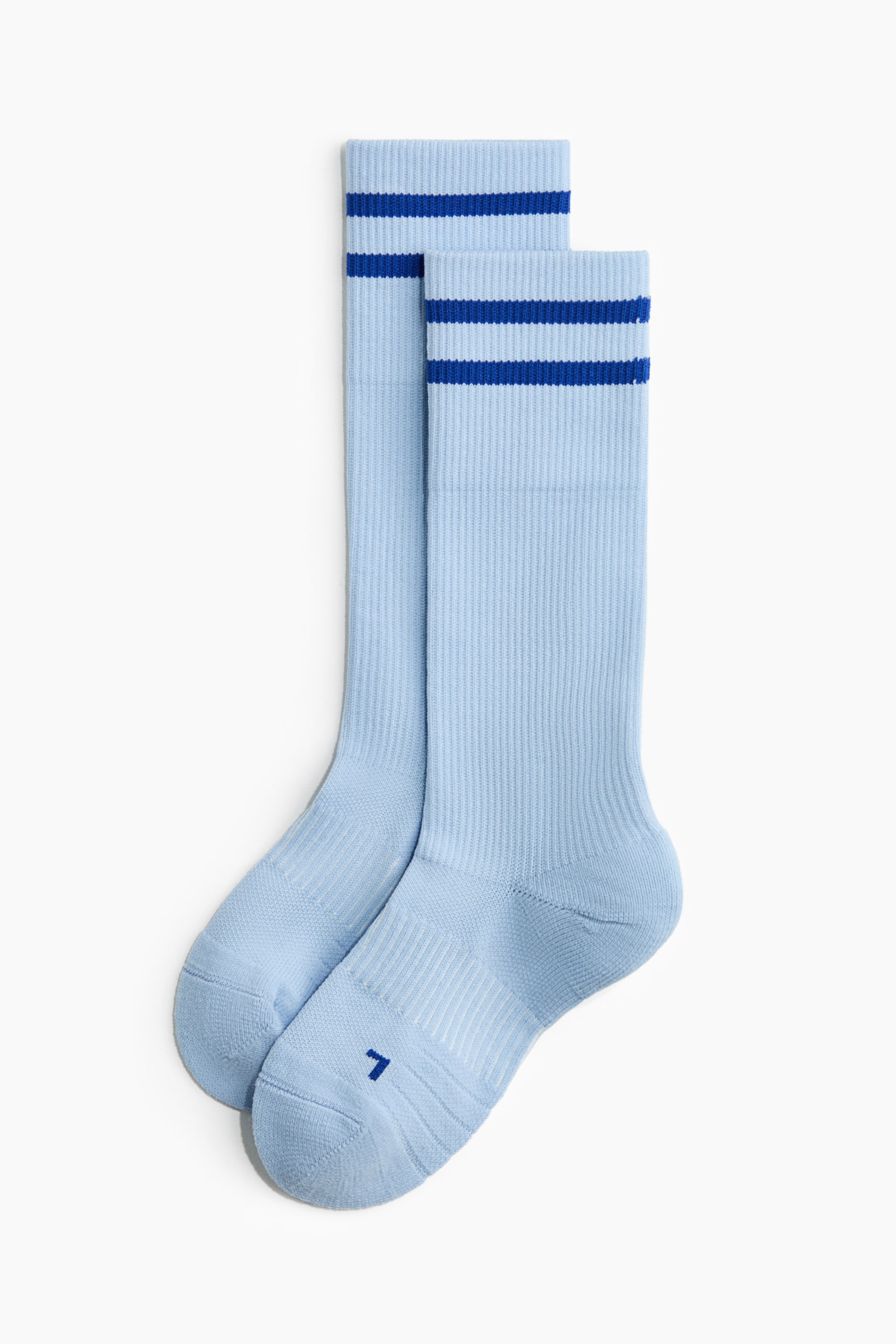 Calcetas de futbol - Azul claro/Rojo