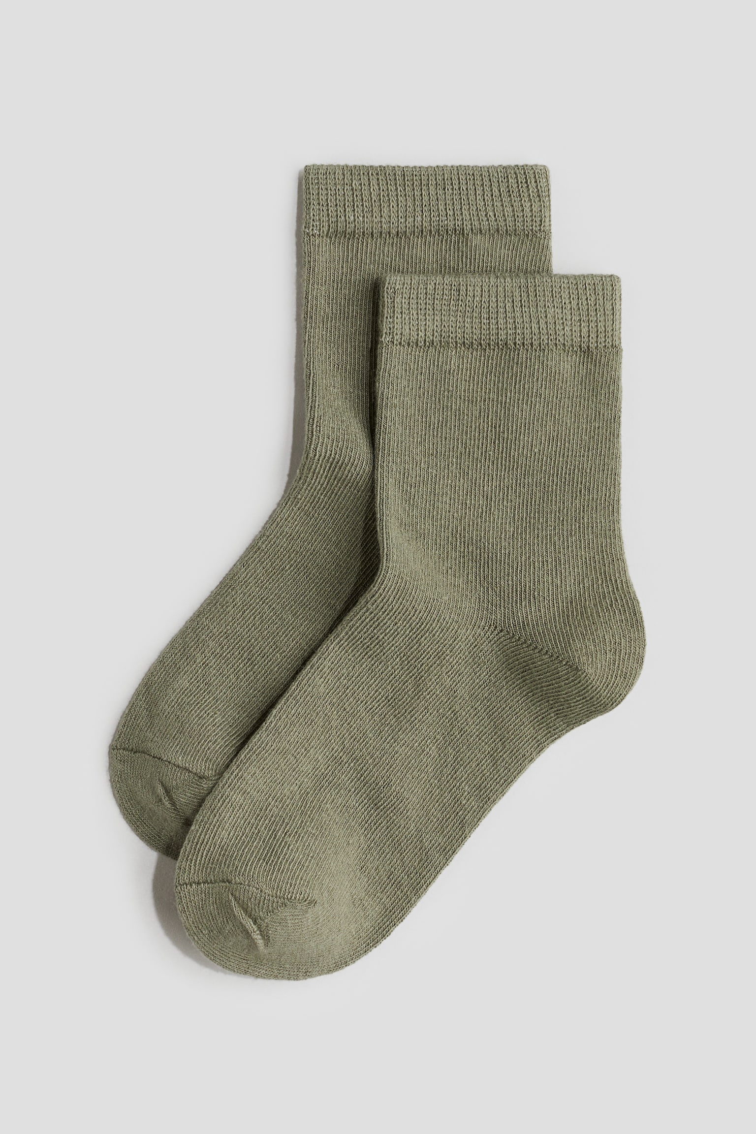 10-pack socks - Khaki green/Black/White/Bright blue/Pigeon blue/Black/Grey marl/Black/Grey/Beige/White - 3