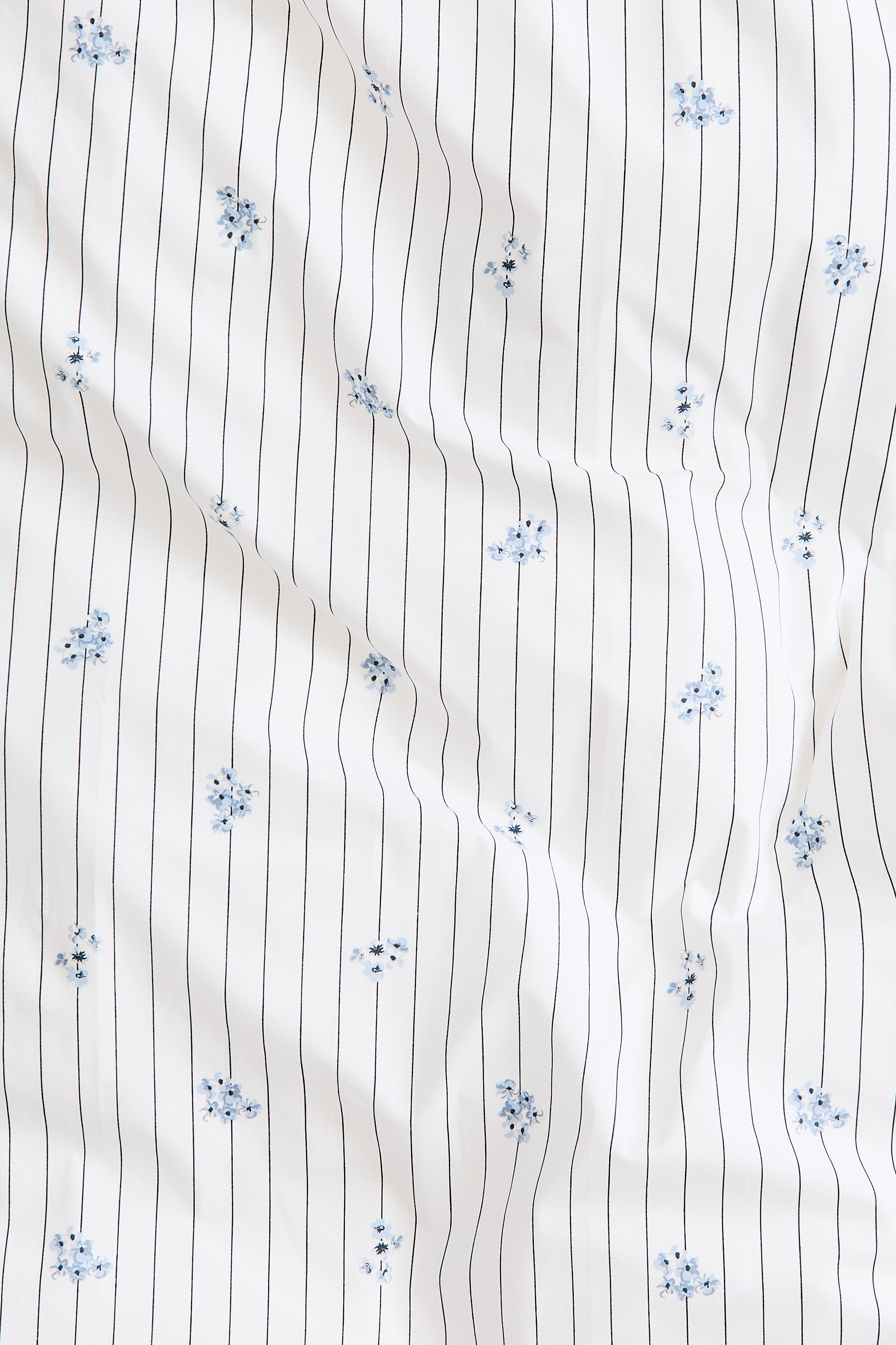 Cotton Percale Twin Duvet Cover Set - Thumbnail 3