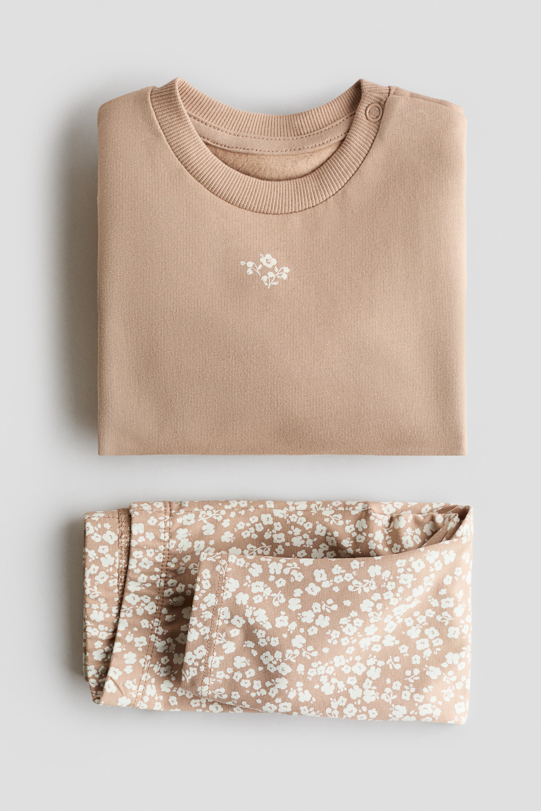 Детские топы H&M 2-piece Sweatshirt and Leggings Set — фото 2