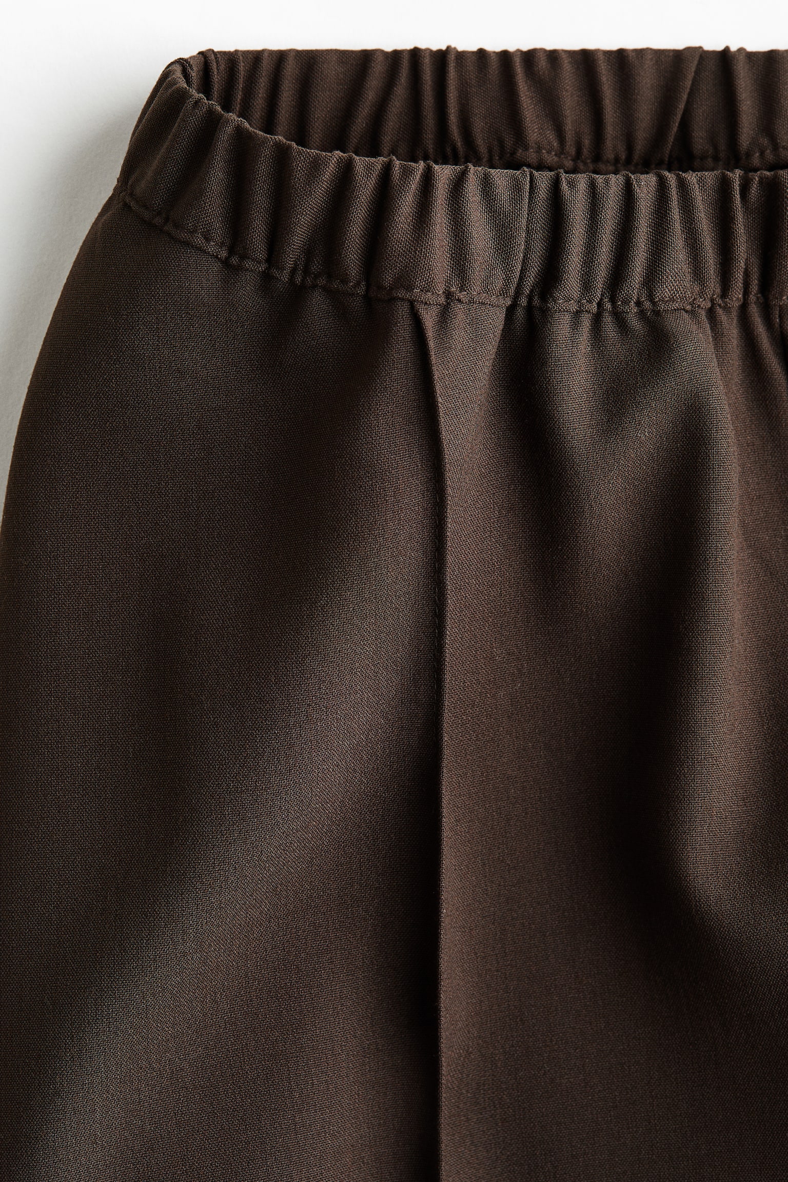 MAMA Pantalon large avec plis Before & After - Marron foncé/Bleu marine/Crème/rayé - 3