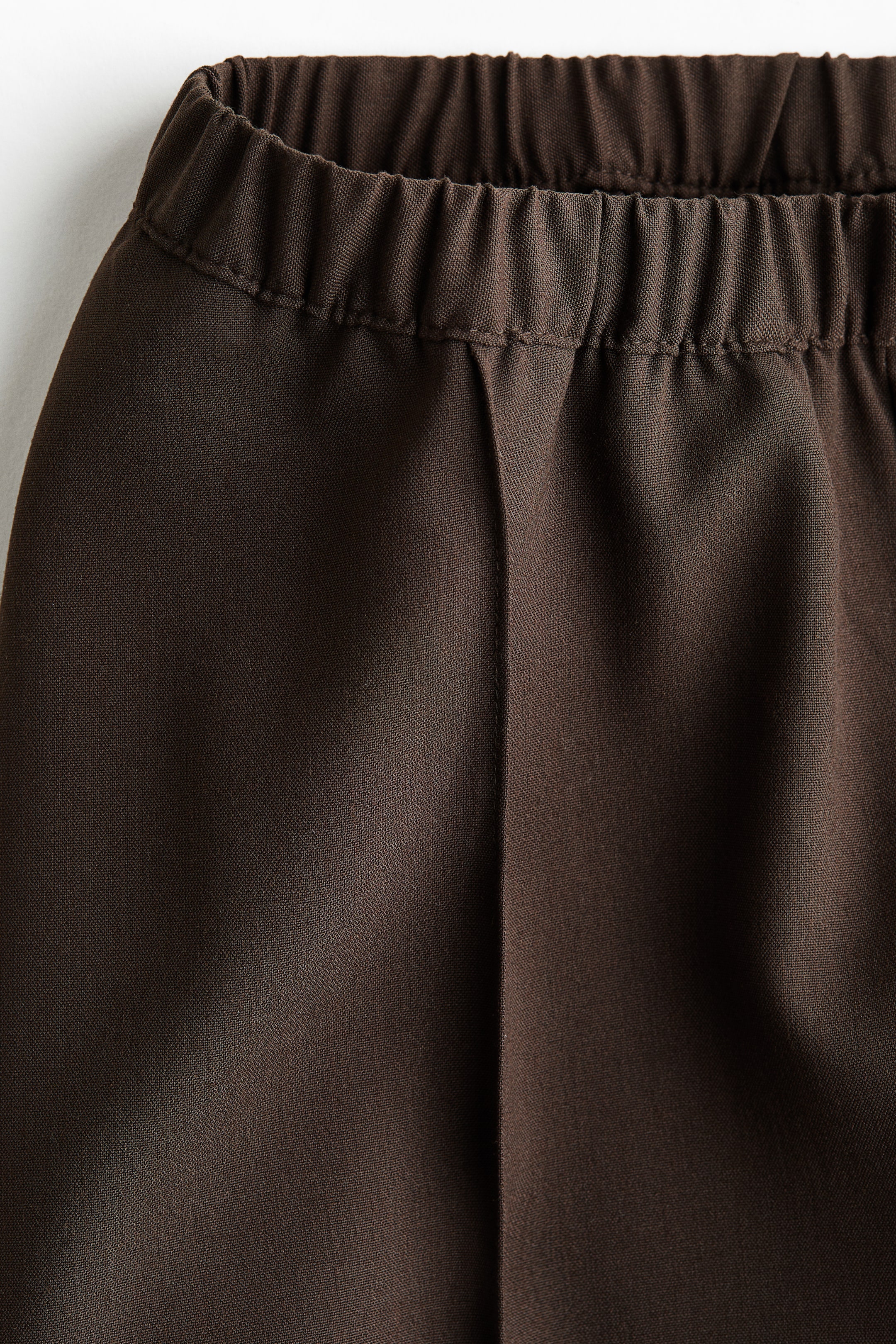 Pantalon large MAMA avant et après avec plis