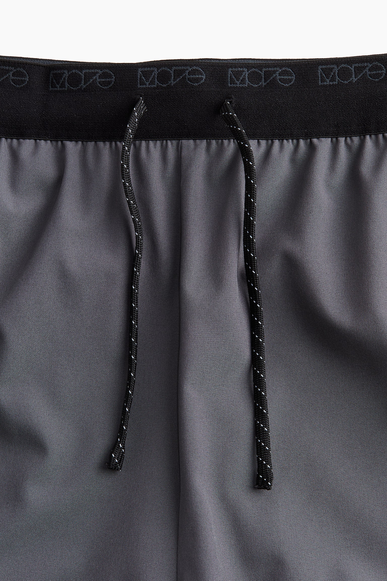 Double-layered running shorts in DryMove™ - Grey - 3