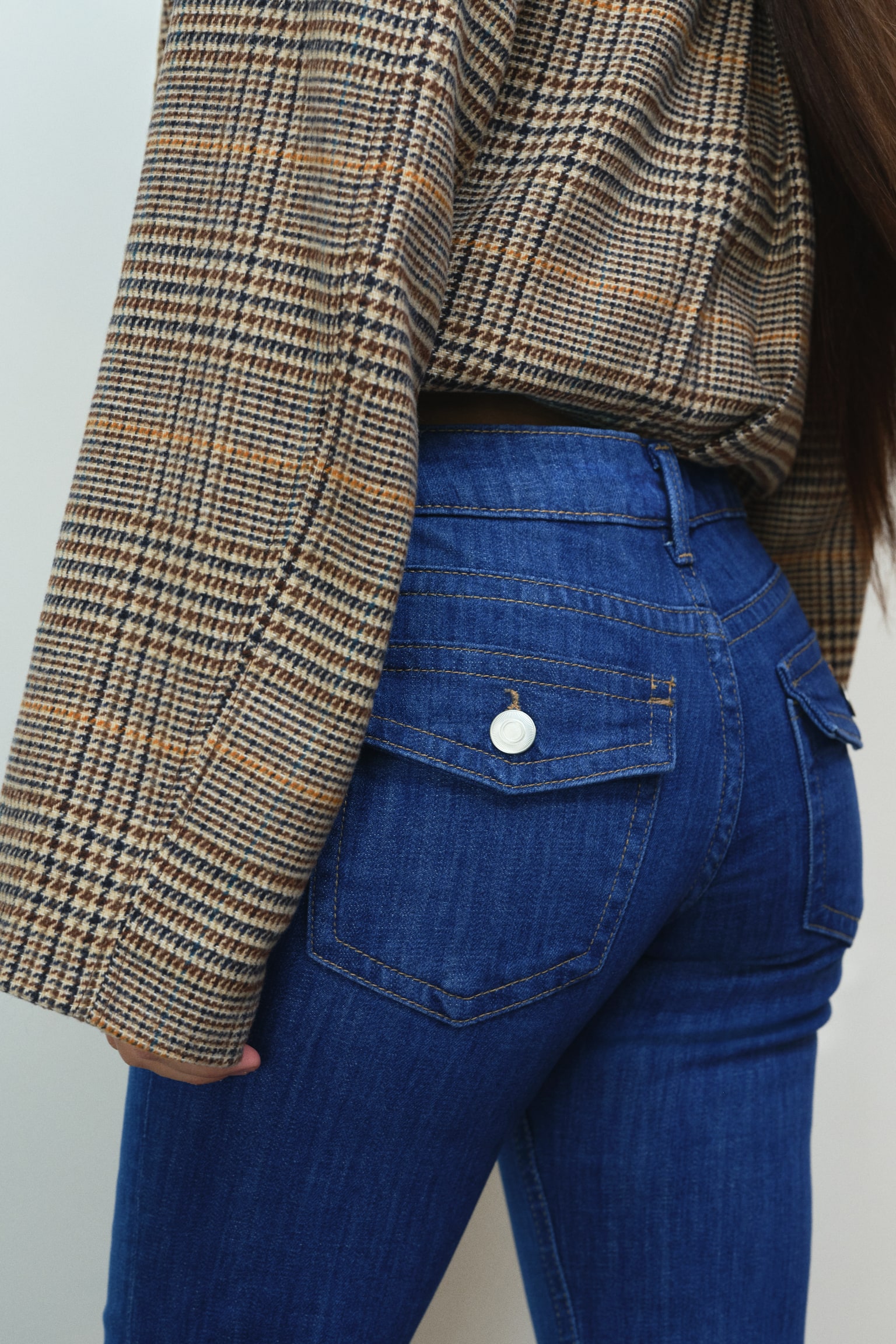 Flared Low Jeans - Azul denim/Denim blue/Azul denim oscuro - 4