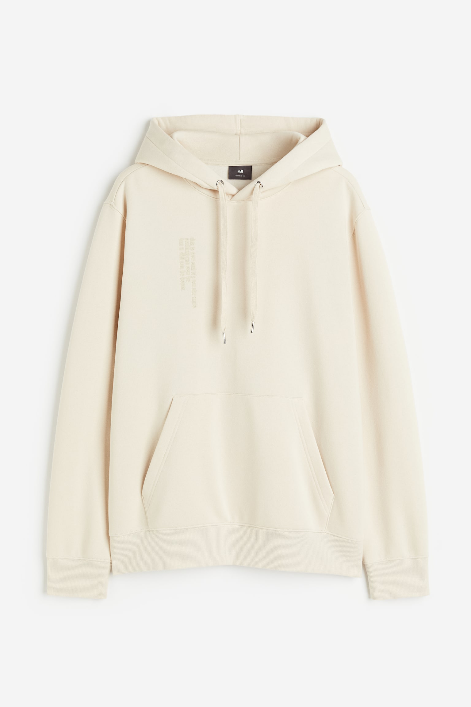 Regular Fit Printed hoodie - Light beige/Dark grey/Universal Mysteries - 1