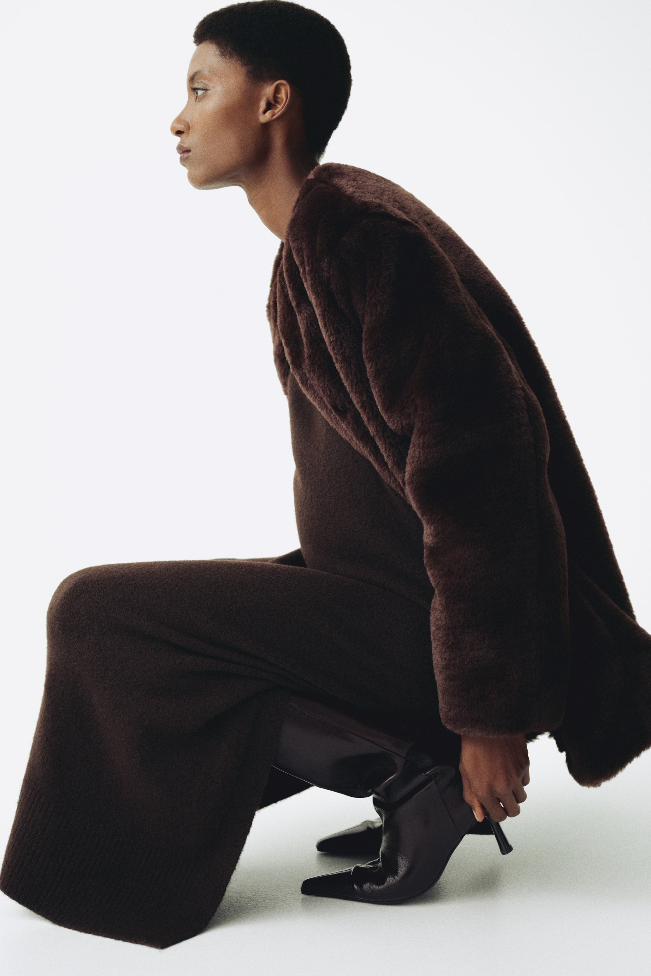 Nagyobb kép megtekintése: MAMA Before & After babahordozó dzseki - Sötétbarna - NŐI | H&M HU 3