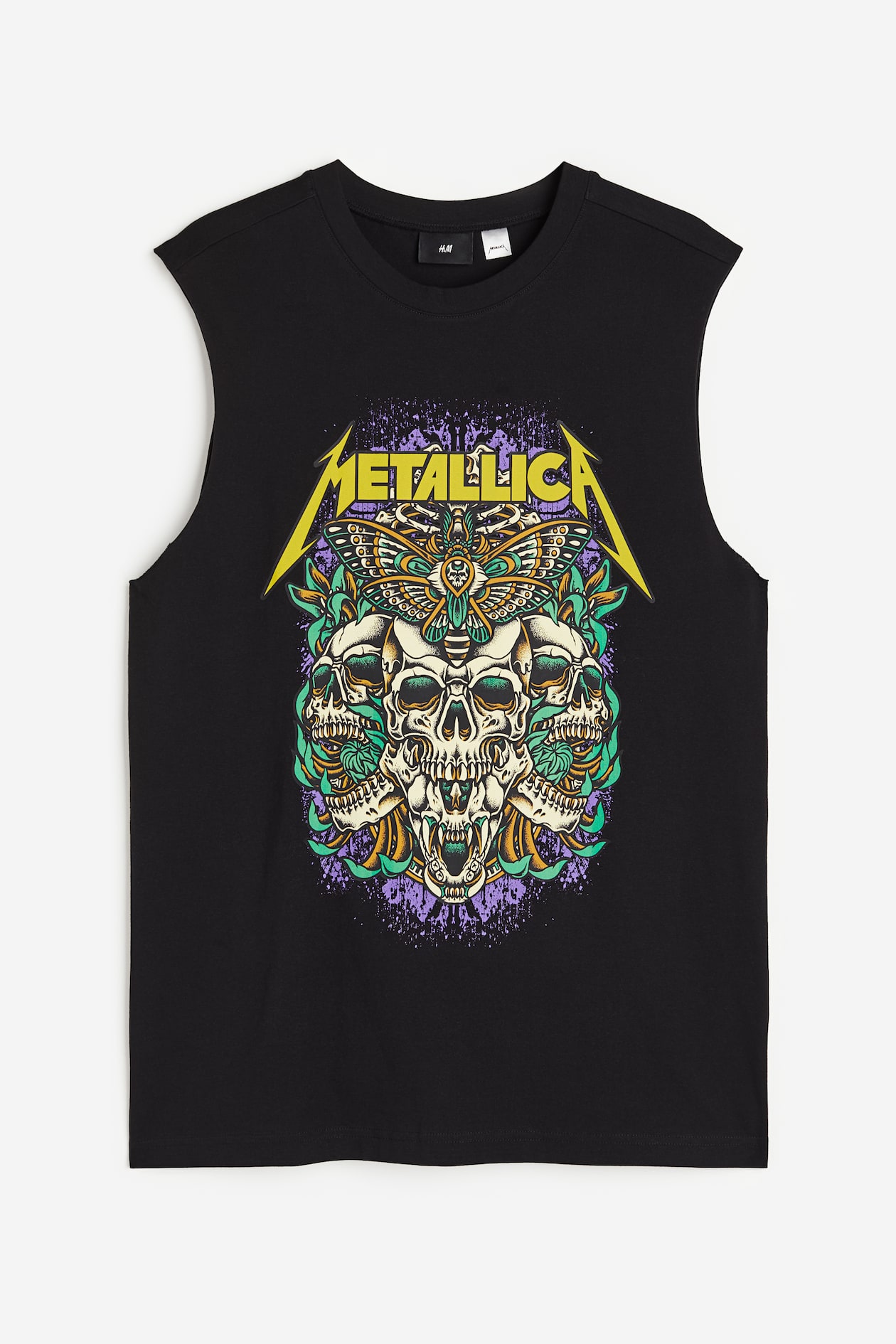プリントタンクトップ - ブラック／Metallica - Men | H&M JP