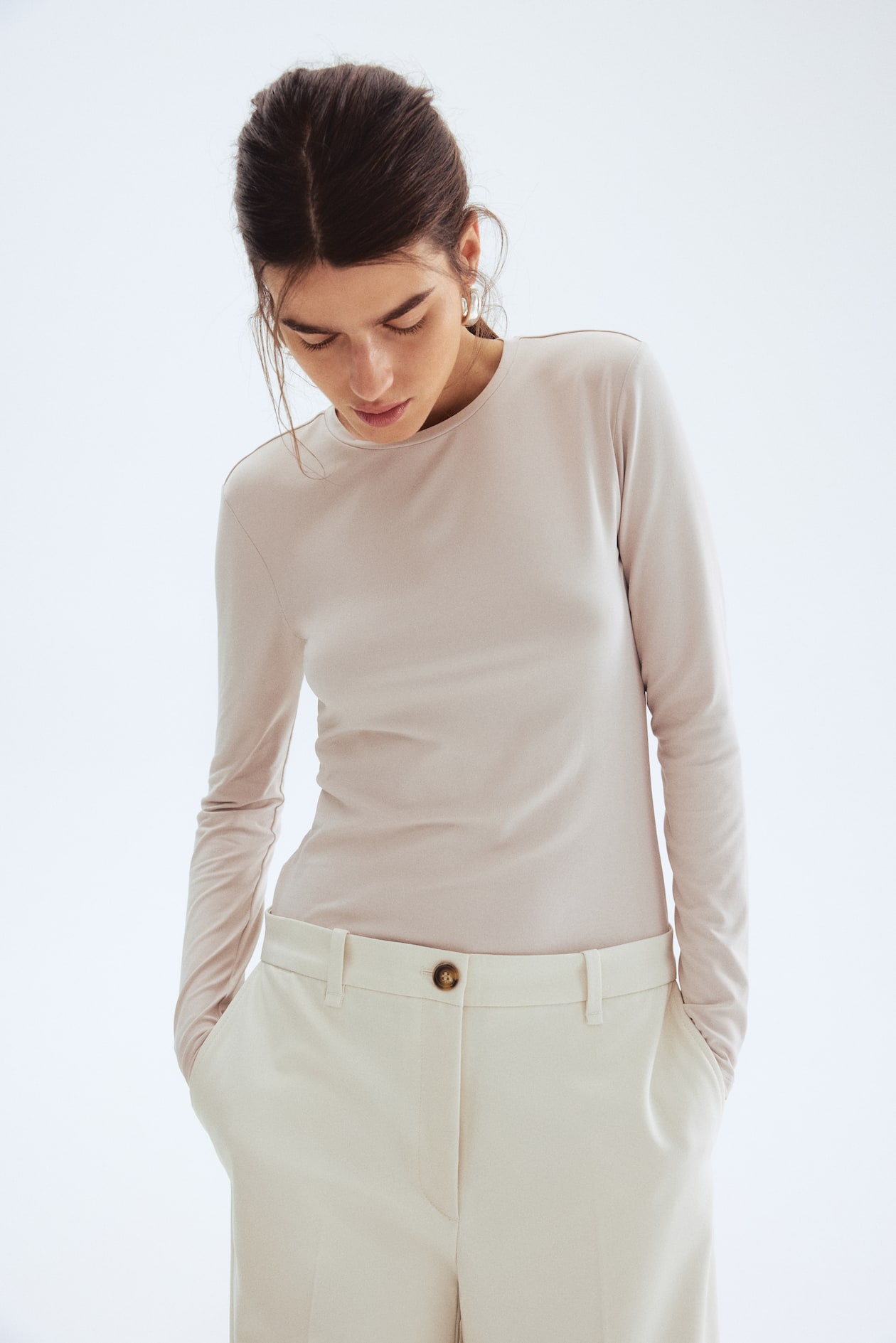 Long-sleeved Microfiber Top - image 3