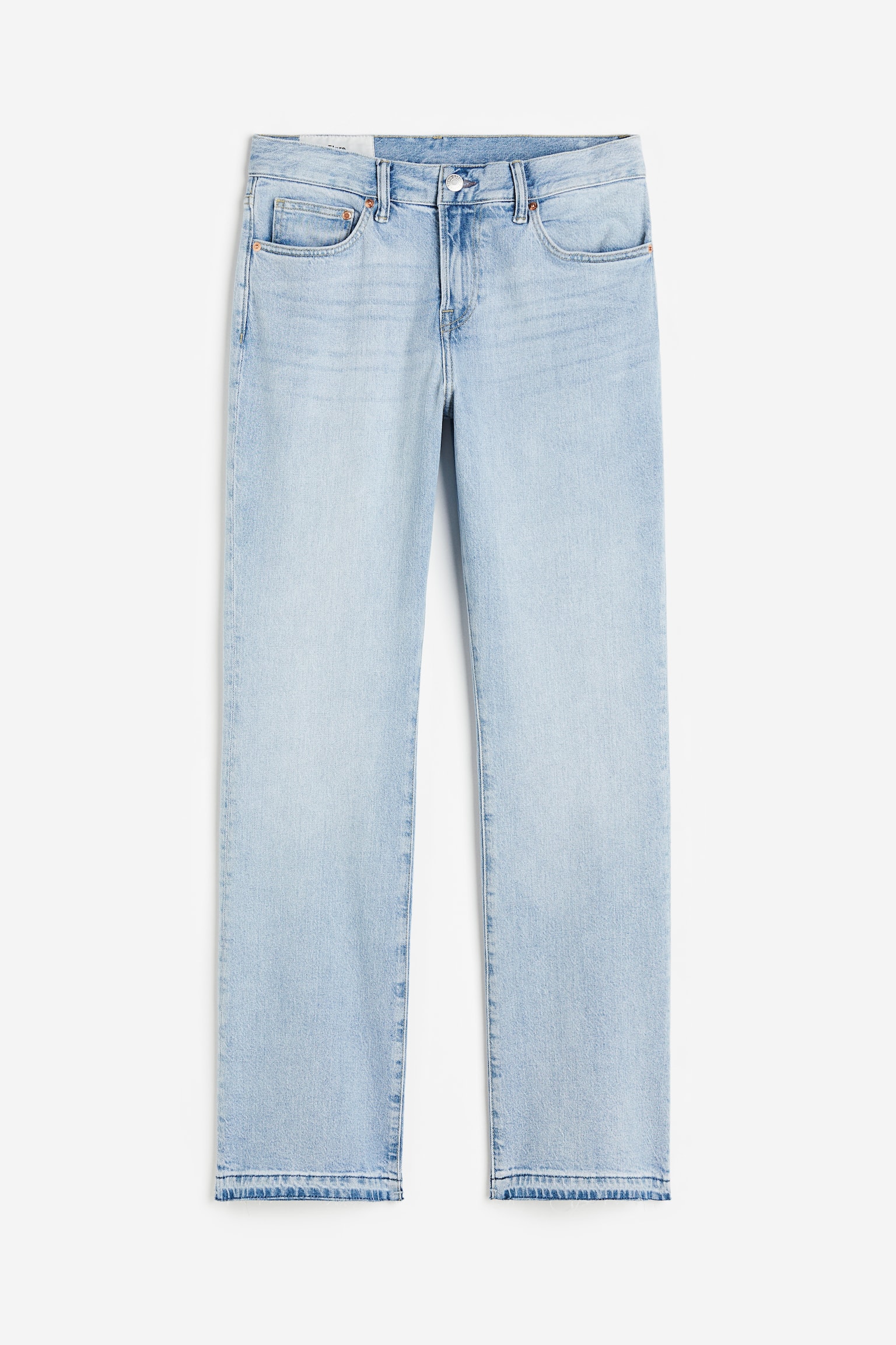 Flared Slim Jeans - Light denim blue/Light denim grey - 1