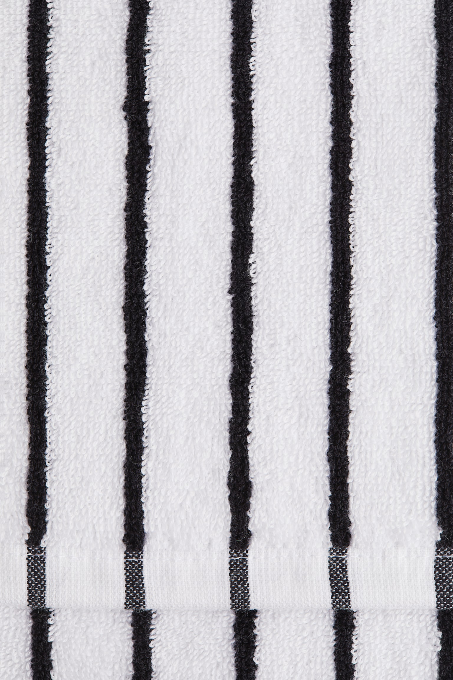 Striped guest towel - White/Black striped/Light beige/White/Light pink/Striped/Sage green/Striped/Light blue/Striped/Hot pink/White - 3