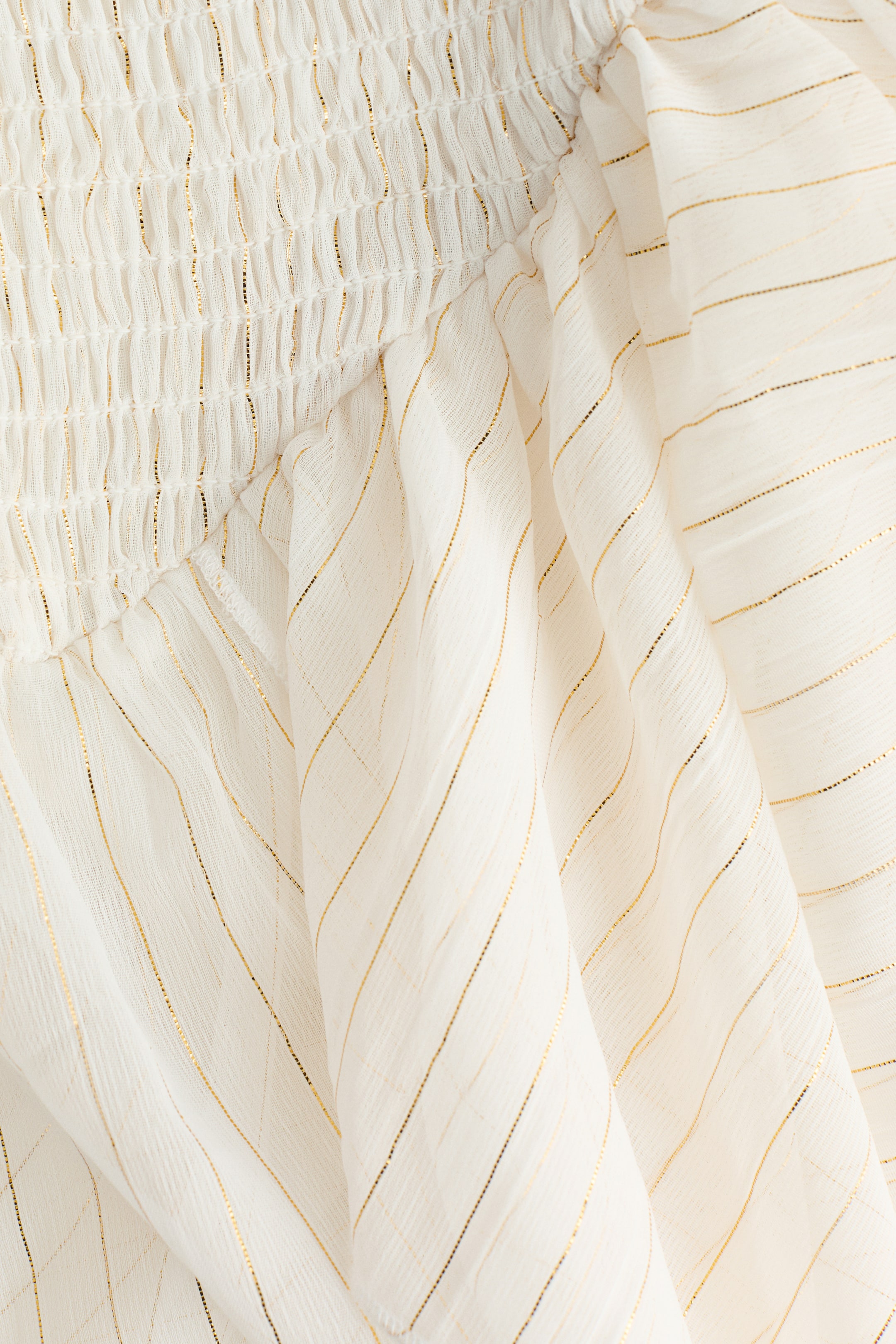 Smocked Strappy Dress