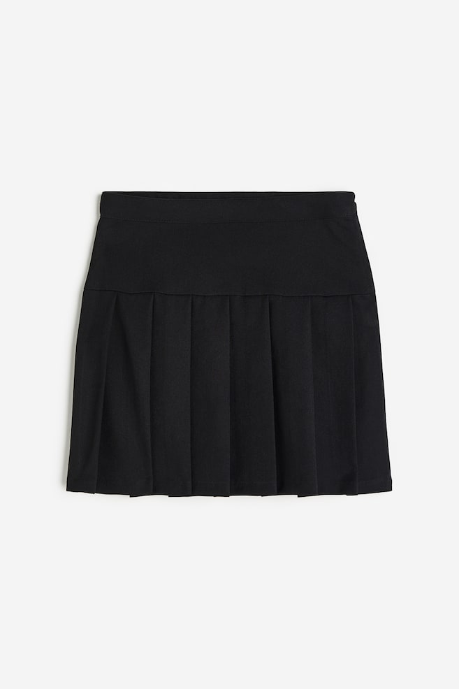 Pleated skirt - Black/Dark beige/Checked/Black/Dogtooth-patterned/Green/Checked - 1