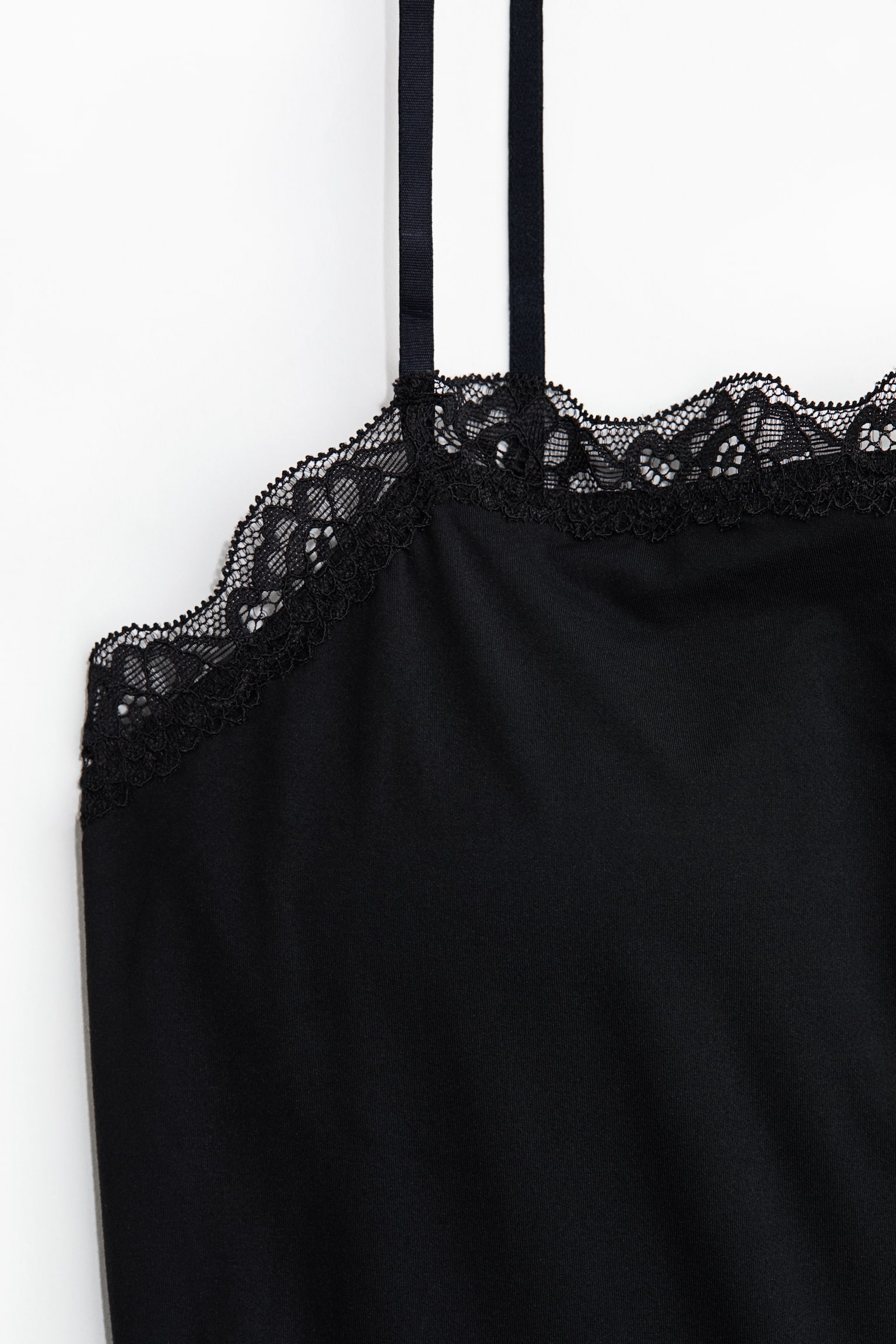 Padded Cup Microfibre Bodysuit - Black - 5