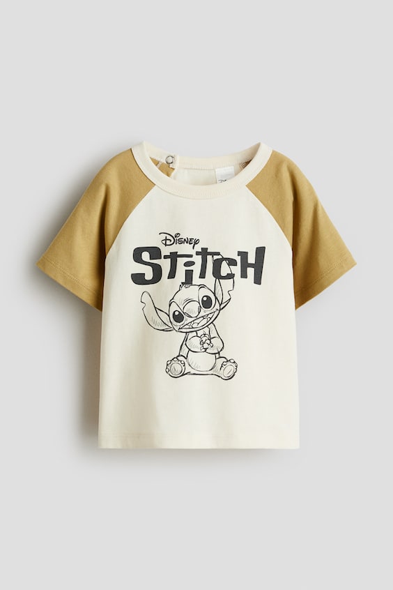 Детские футболки H&M Cotton T-Shirt with Printed Motif