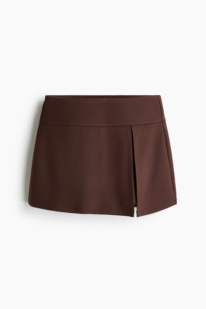 Ponte Skort - Dark brown - 1