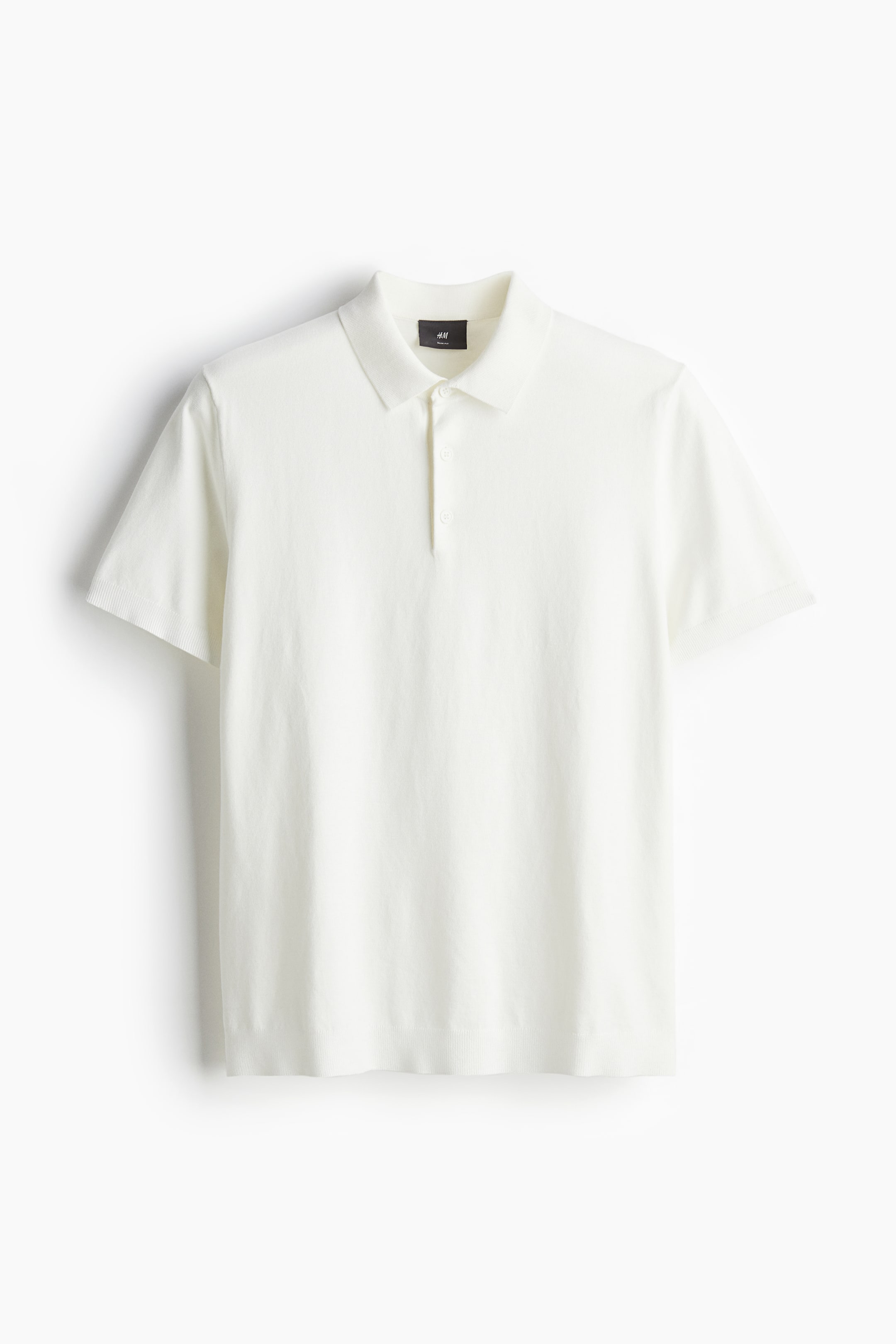 Slim Fit Polo Shirt - White - Men | H&M US