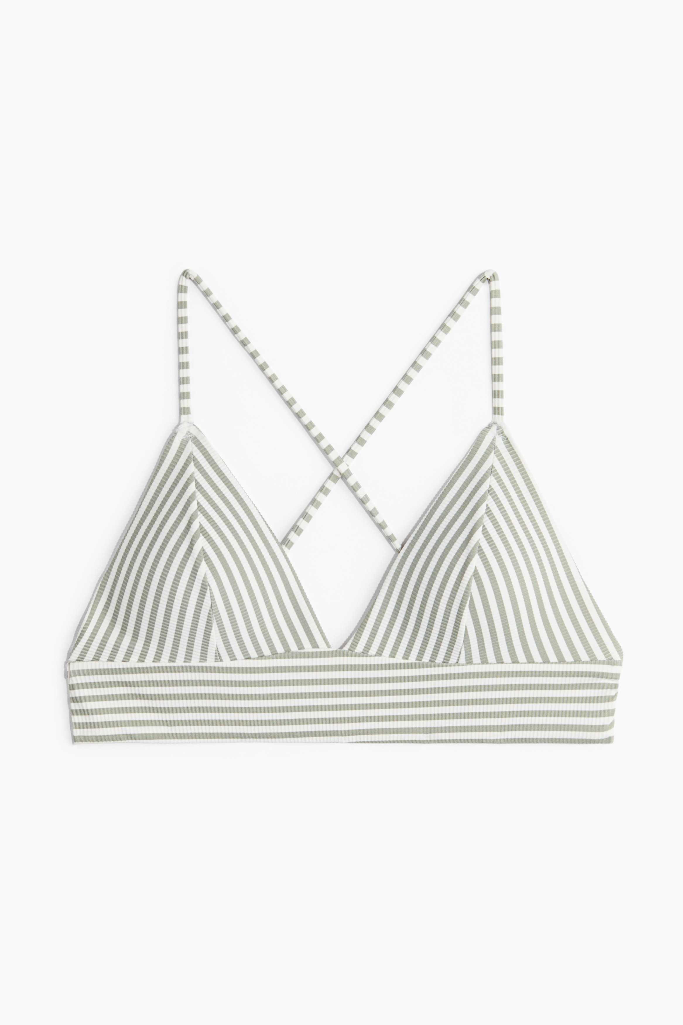 Σουτιέν μπικίνι με ενίσχυση - Χακί/ριγέ/Λευκό/Γκριζογάλανο