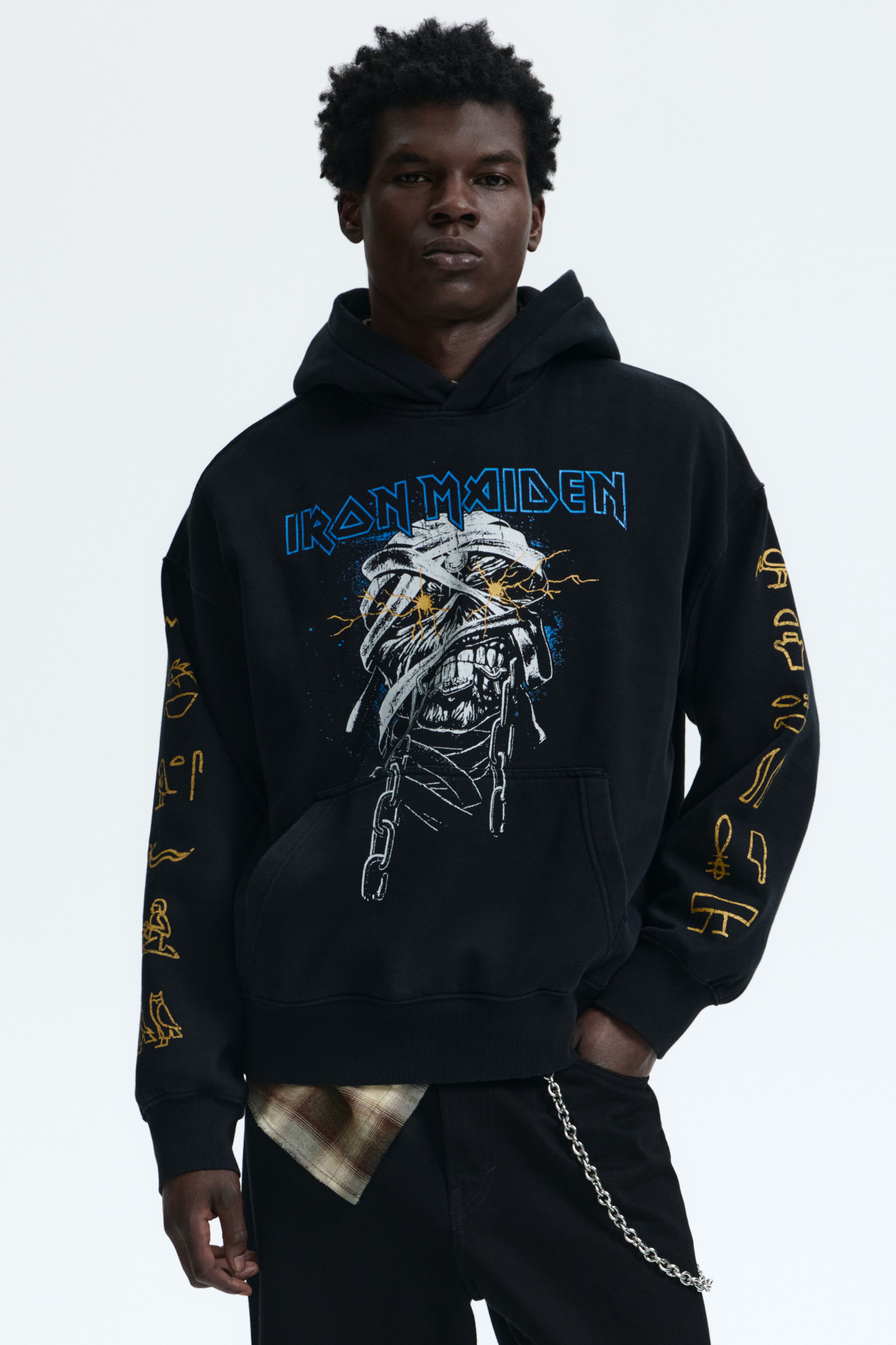 Oversized Fit Printed Hoodie