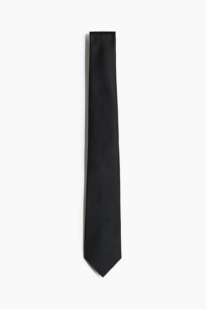Tie - Black/Navy blue/Light beige - 1