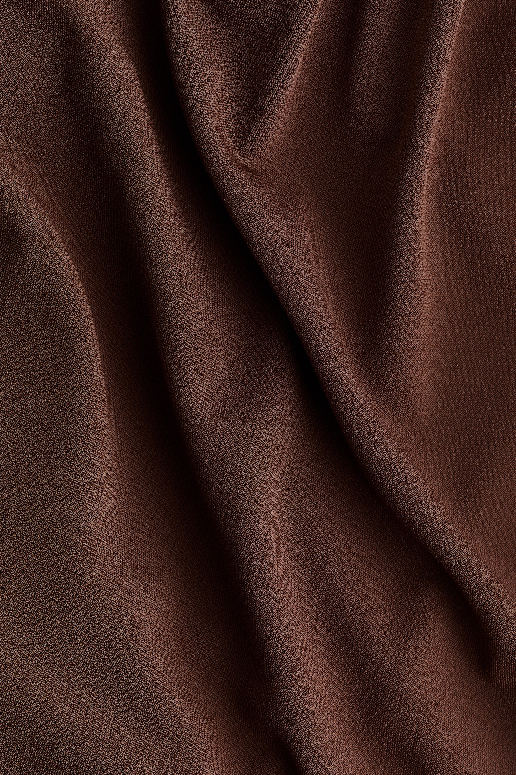 Draped Cape-Detail Dress
