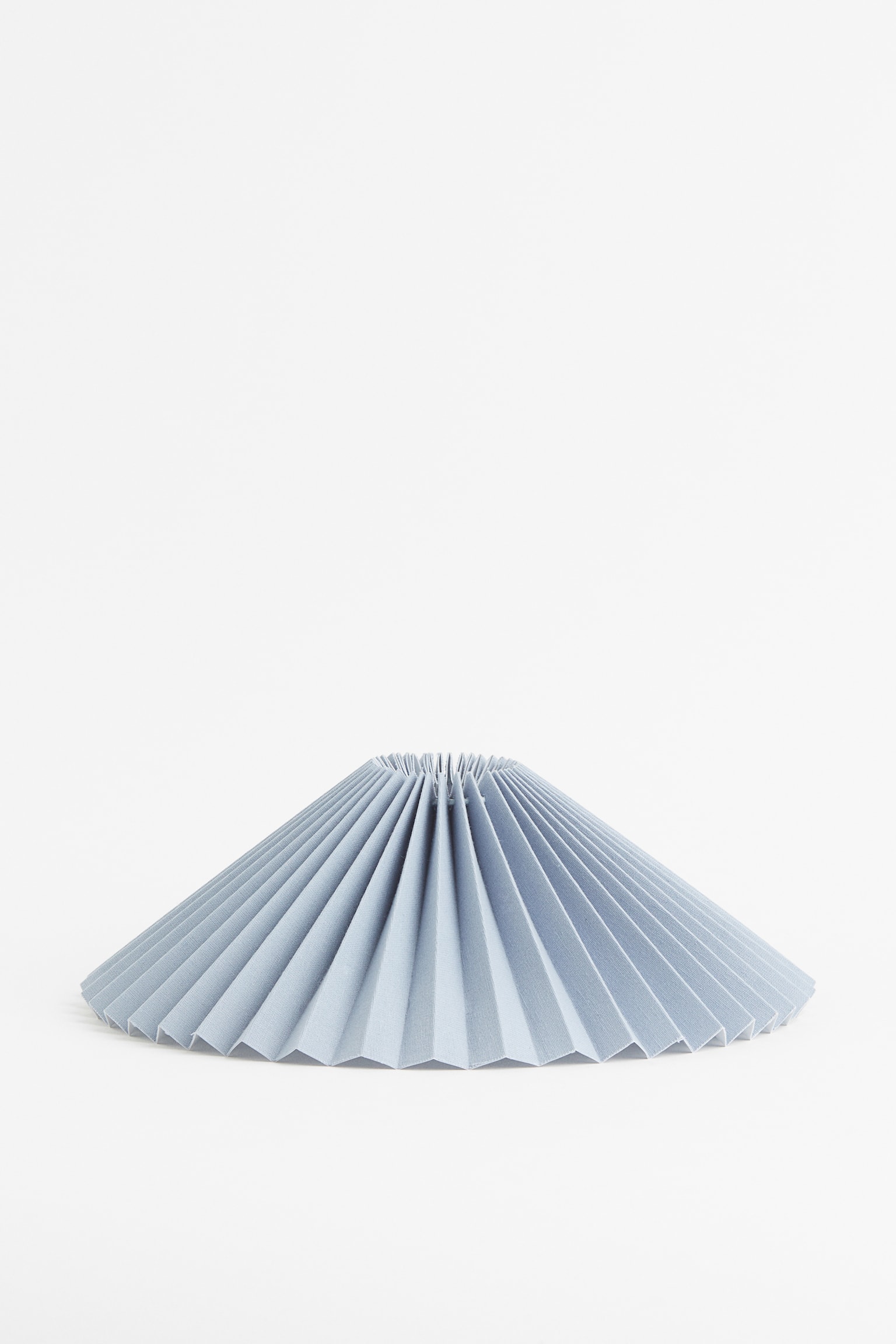 Pleated lamp shade - Light blue - 1