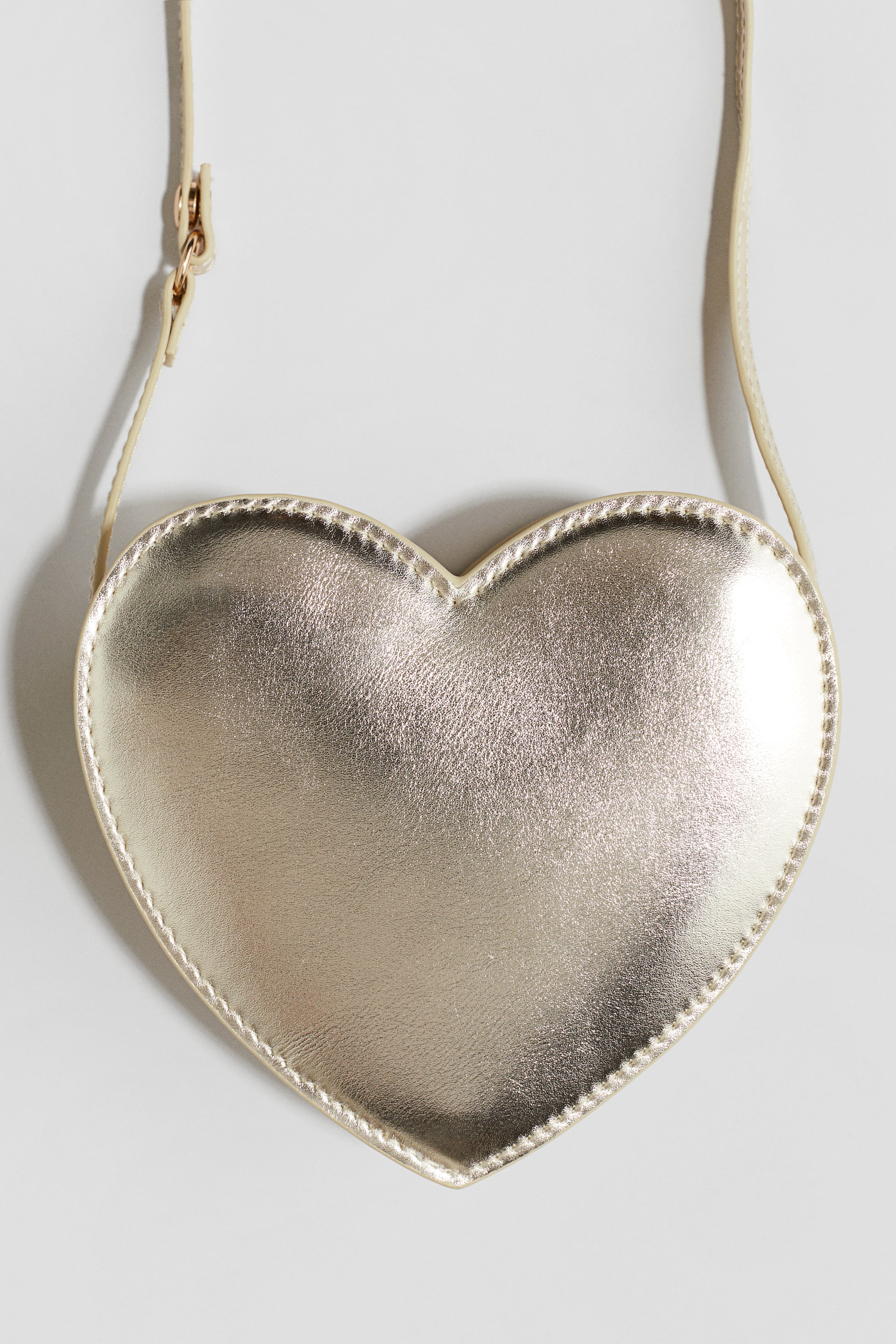 View larger image: Heart-shaped crossbody bag - Gold-coloured - Kids | H&M IN 2