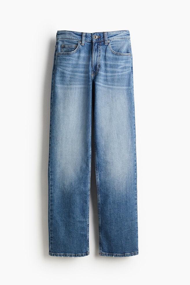 Slim High Jeans - Denim blue - 1