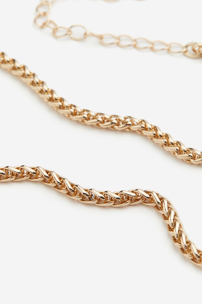 Chain necklace - Gold-coloured - 2