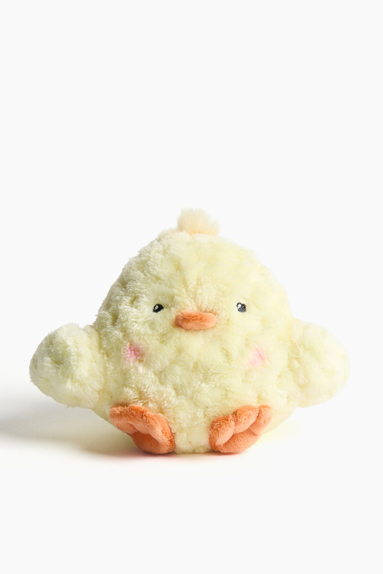Chicken-Shaped Soft Toy - Light yellow