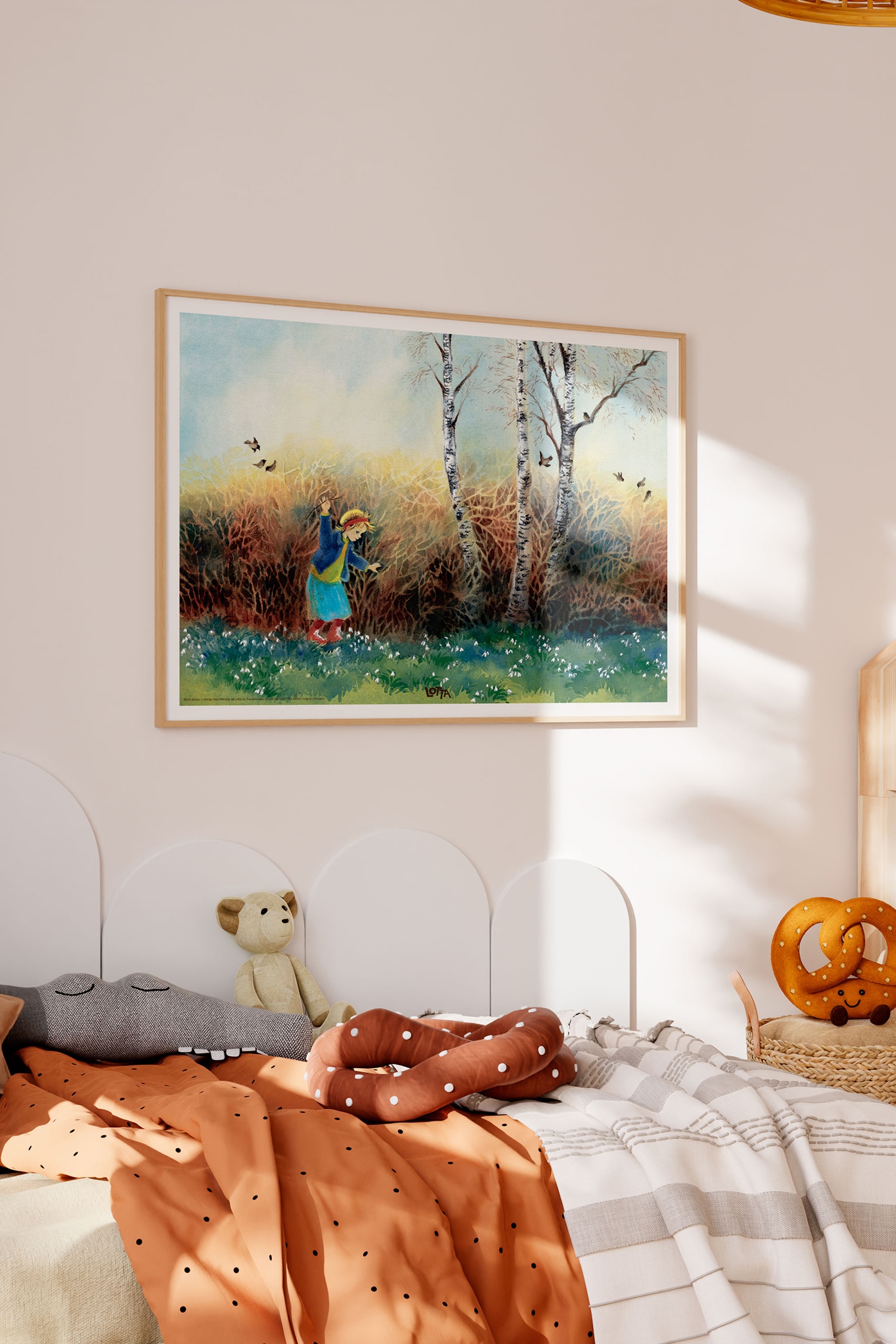 Astrid Lindgren - Walking The Line - Mehrfarbig