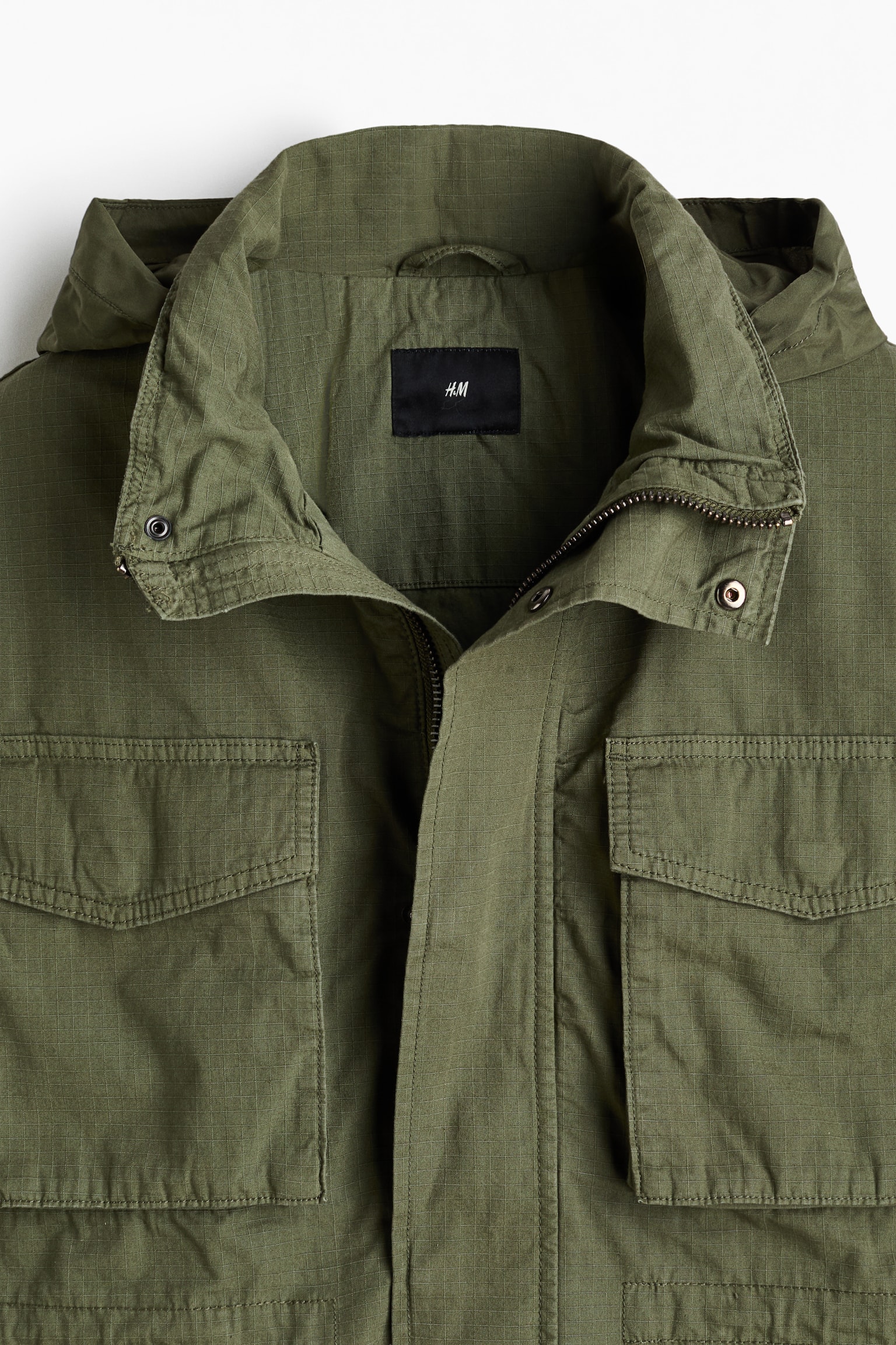 Cargo jacket - Khaki green/Black - 8