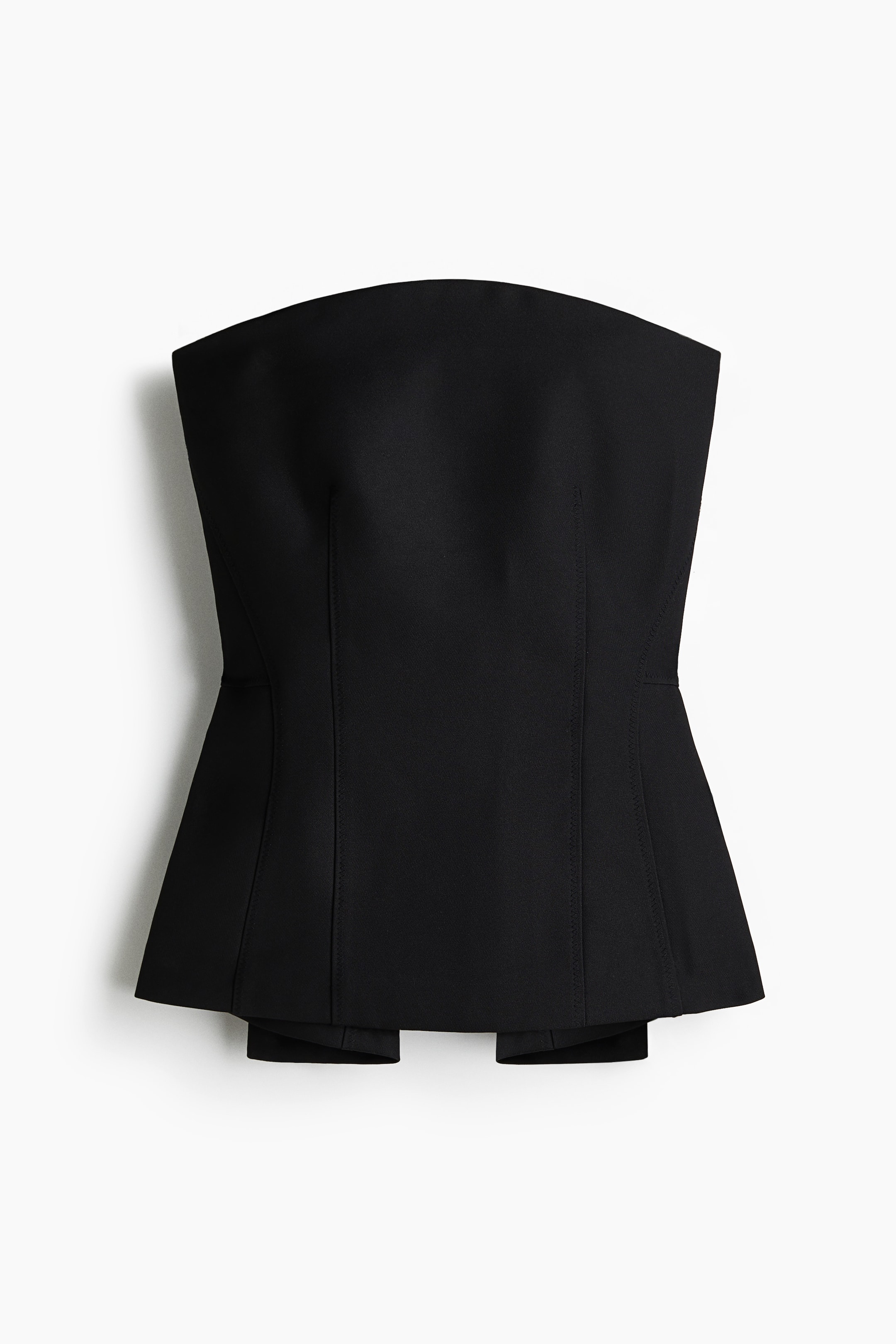 View larger image: Open-back bandeau top - Black - Ladies | H&M IE 6