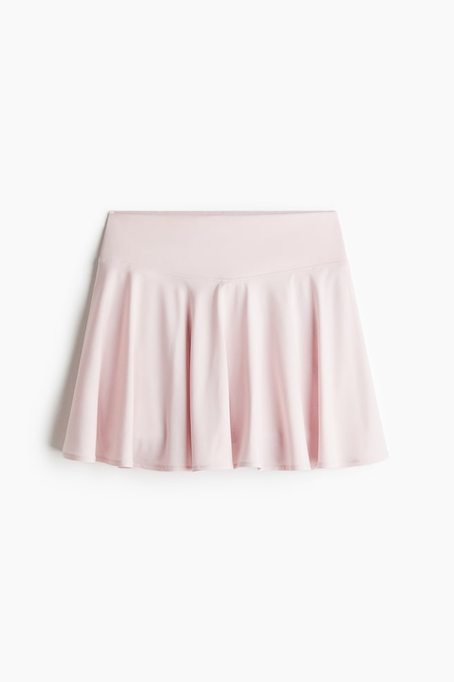 Circle-cut tennis skirt with DryMove™ - Pink/Black/White - 1