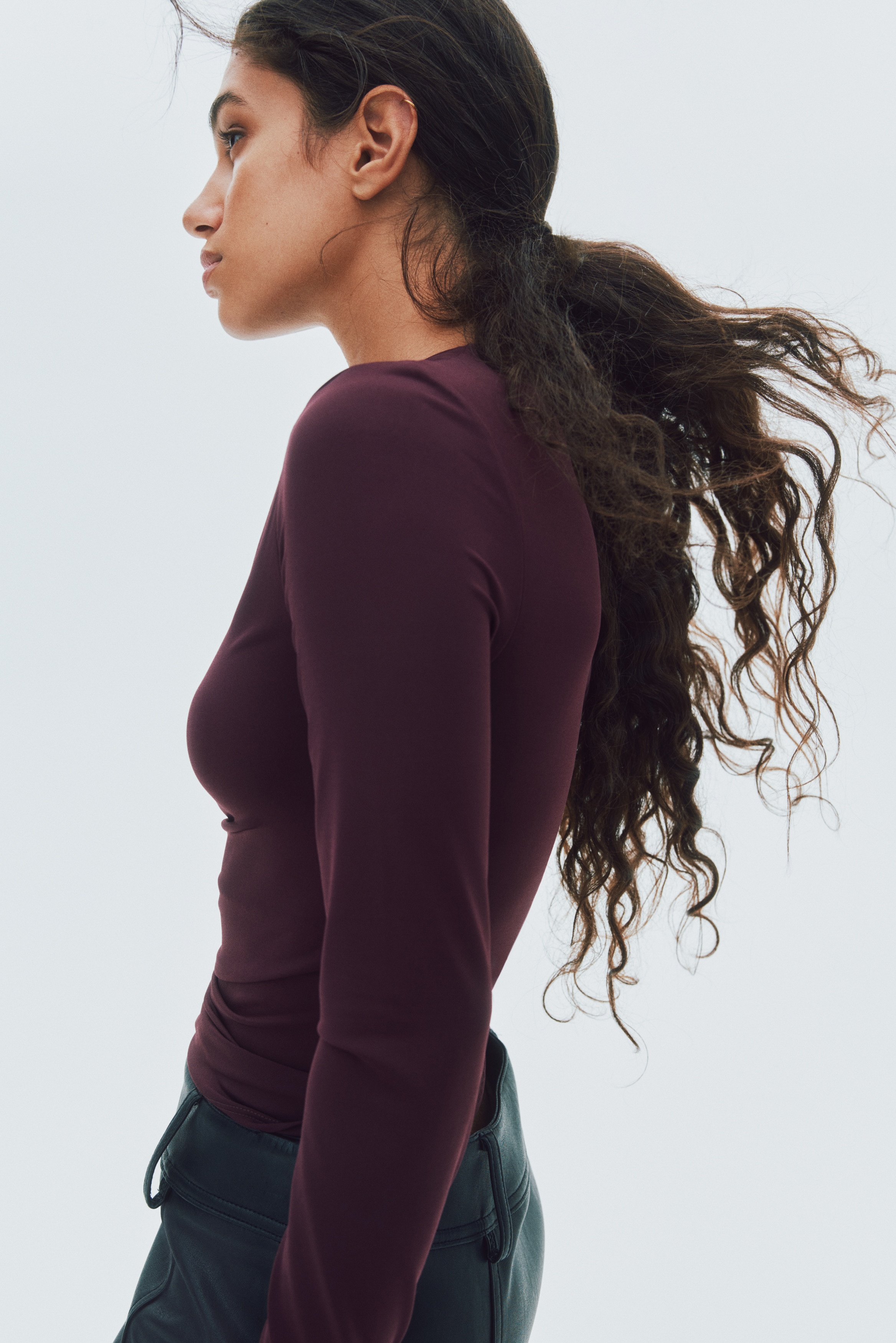 Draped top