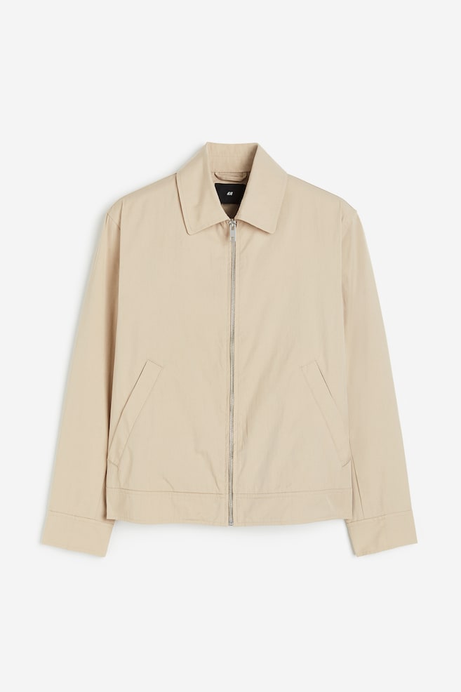 Regular Fit Jacket - Beige - 1