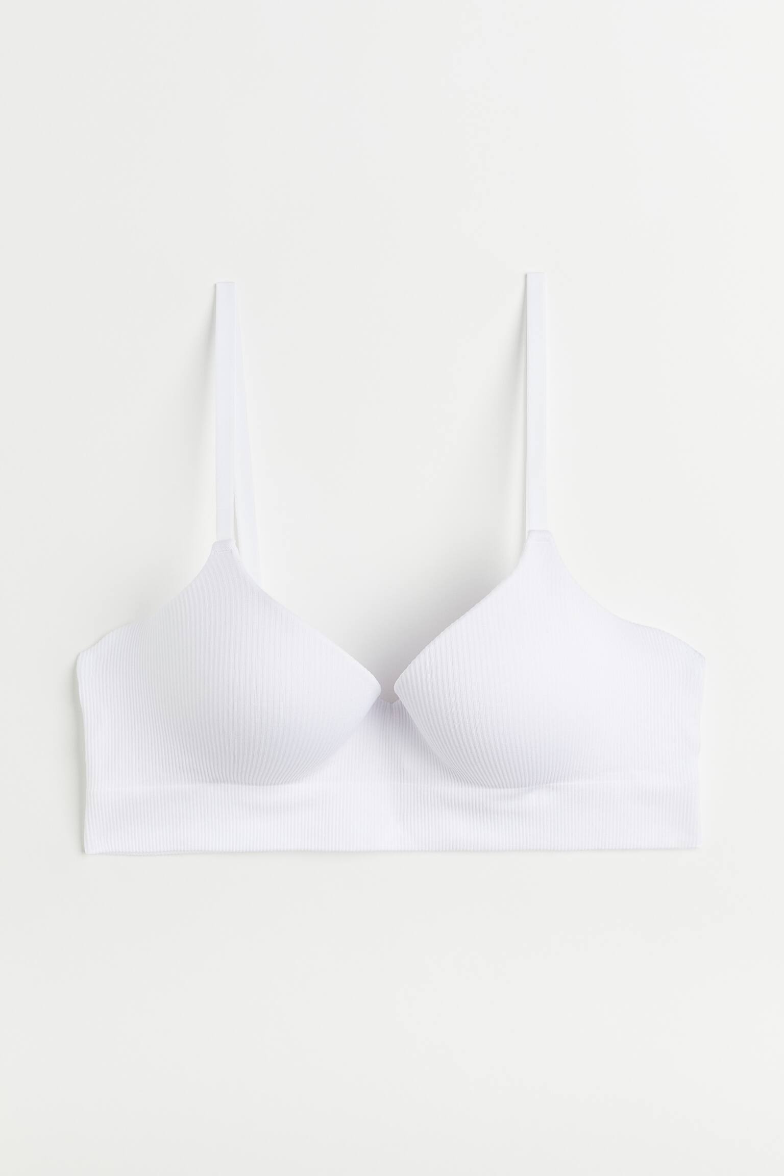 Seamless push-up bh - Wit