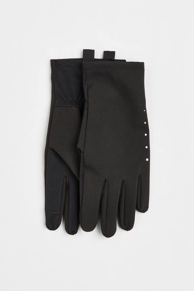 Running gloves - Black - 1