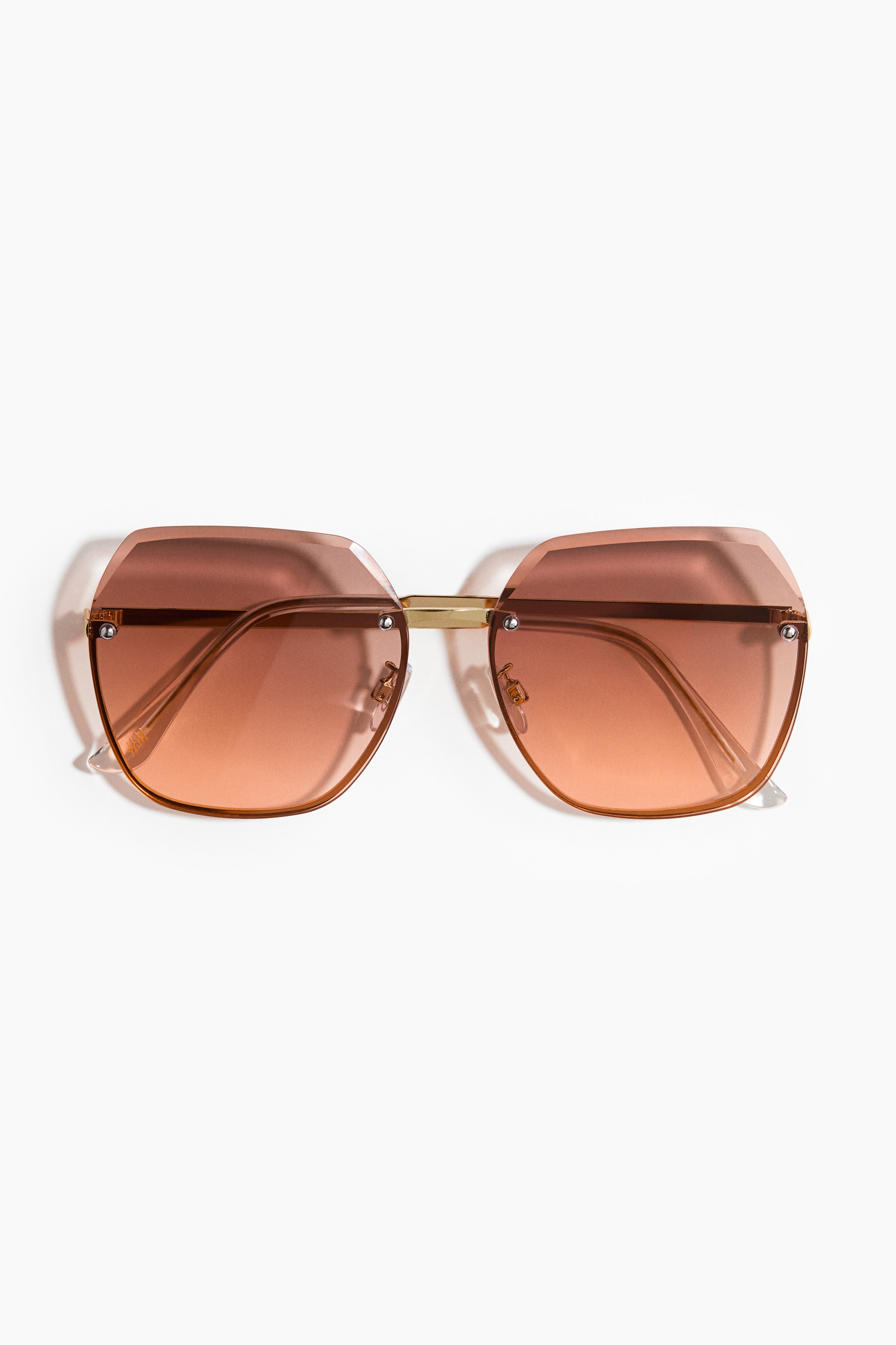 Square Sunglasses - Gold-colored