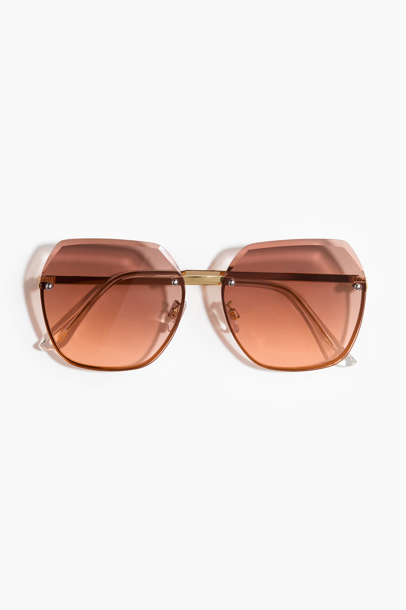 Square Sunglasses - Gold-colored - 1
