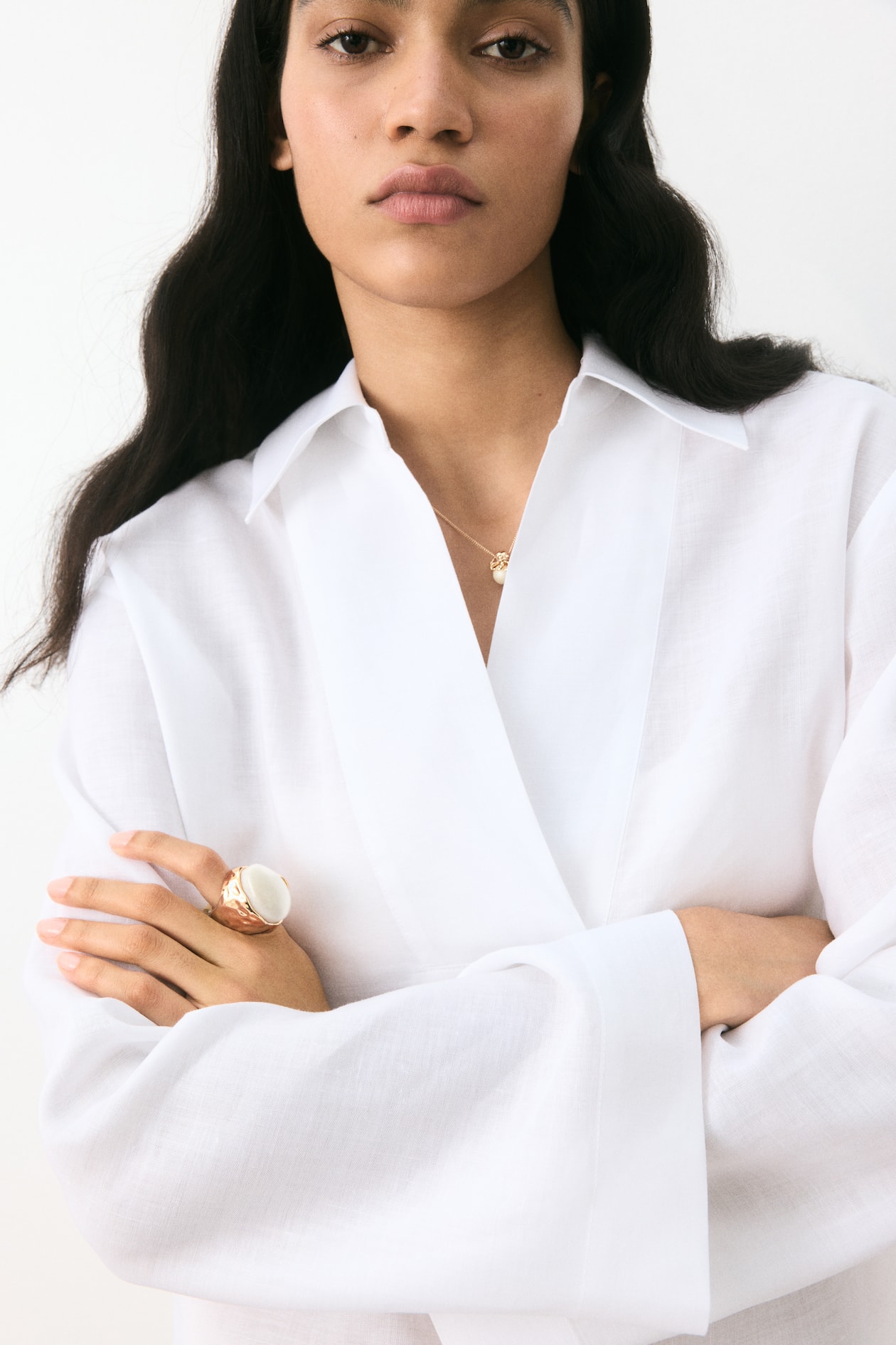 Ramie Pullover Shirt - image 5