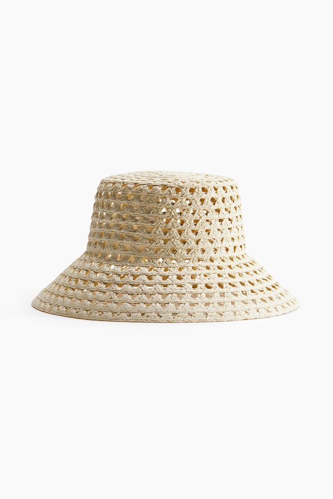 Straw Hat - Light beige - 1