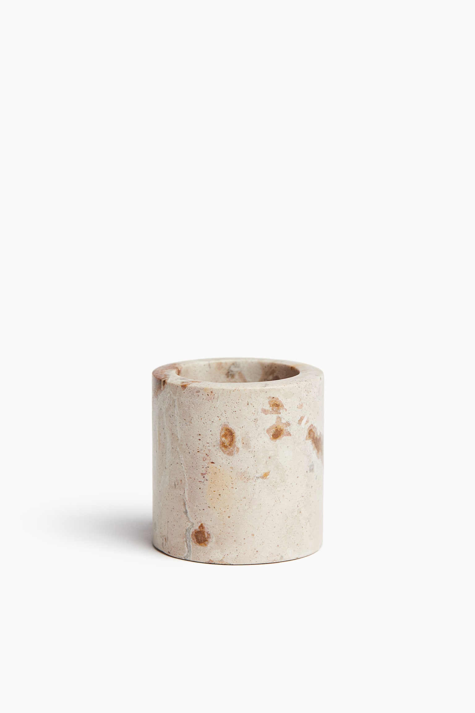 Marble toothbrush mug - Light beige/Grey/Marbled - 1