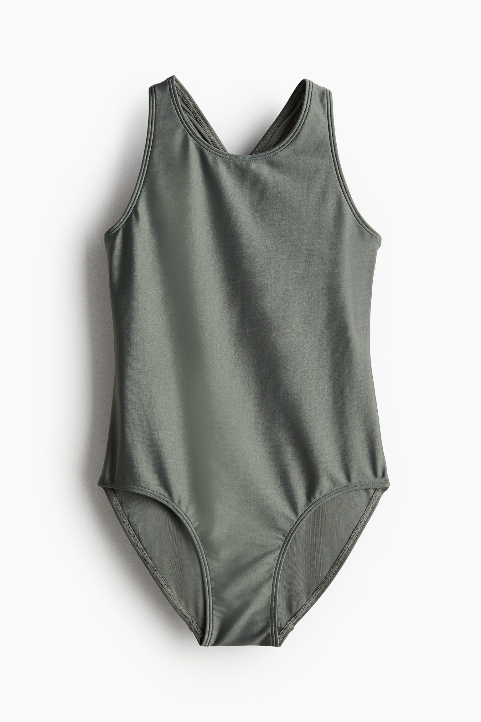 Activewear Swimsuit - Khaki green/Neon green - 1