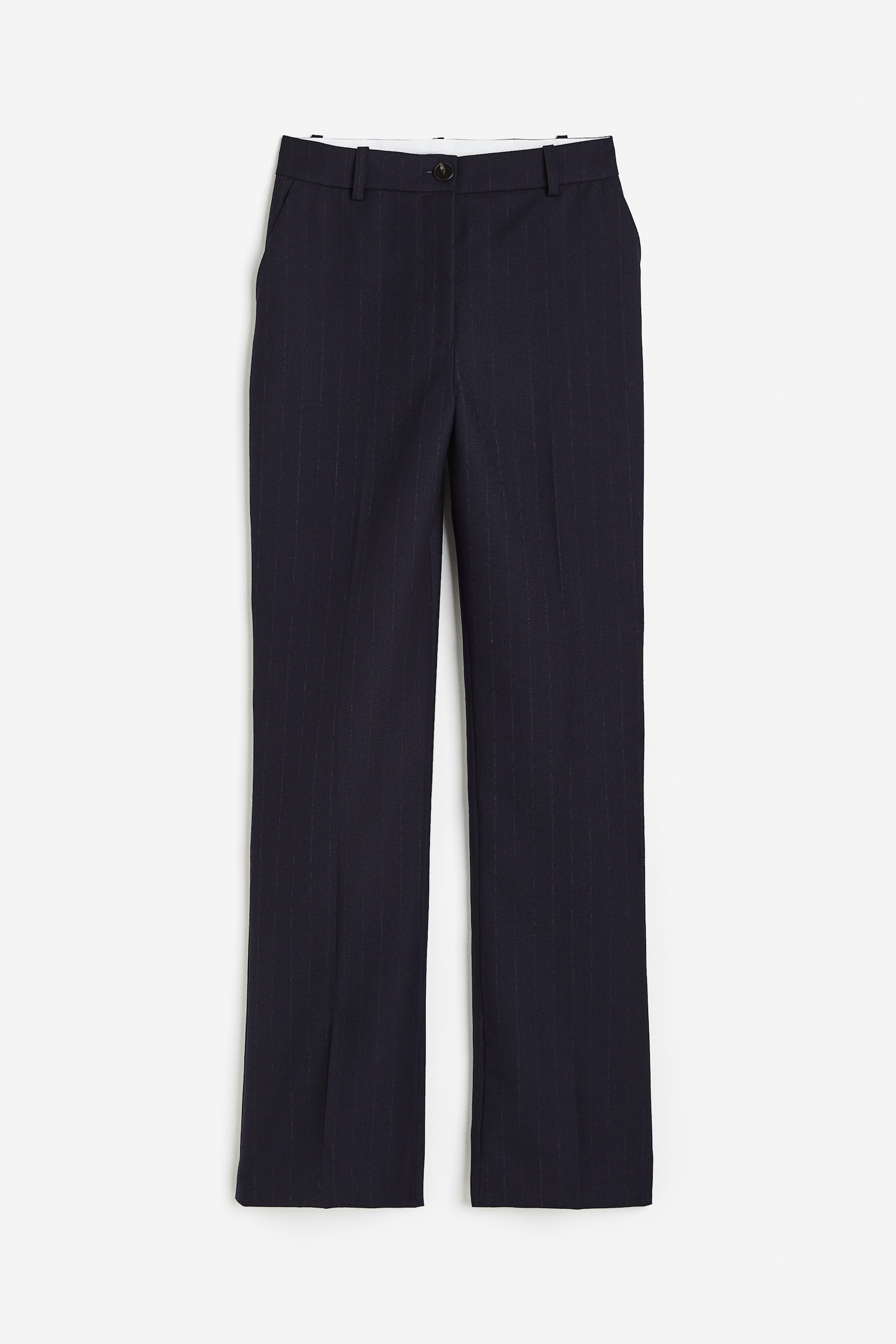 Wool Twill Pants - Navy blue - 1