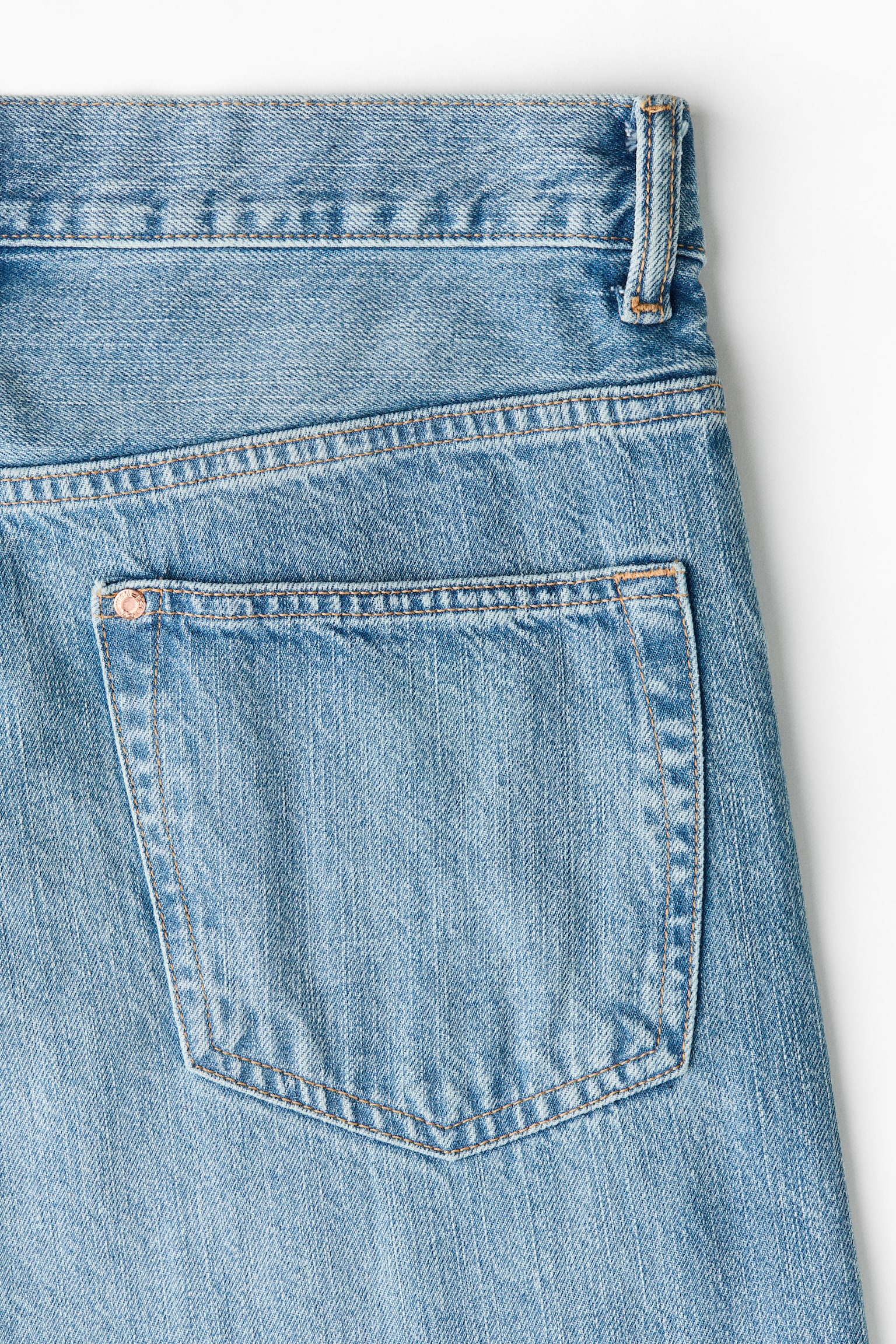 Loose Straight Jeans - Light denim blue/Black/Denim blue/Dark grey/Denim blue/Denim blue/Brown/Denim blue - 8