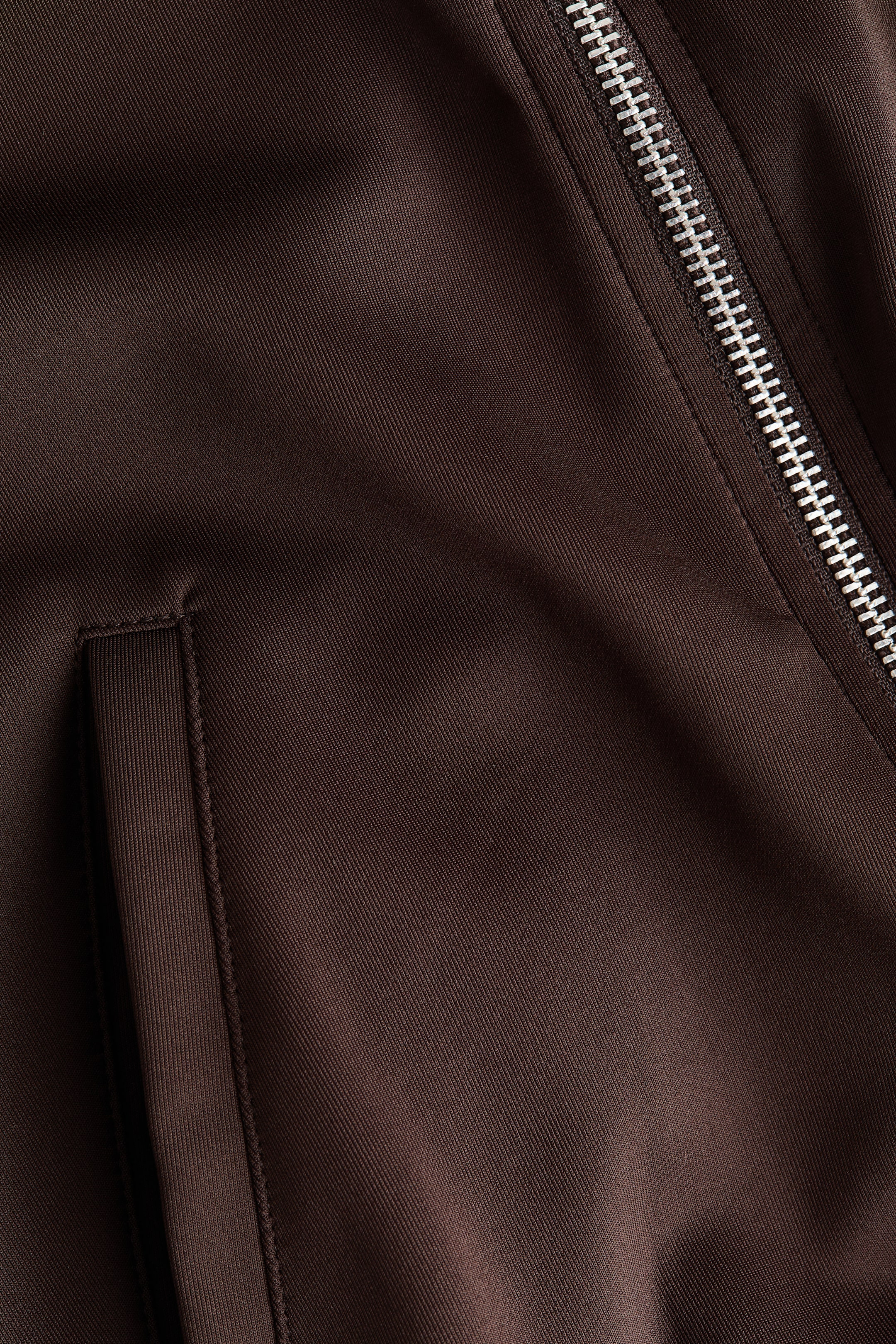 Fine-Ribbed Track Jacket