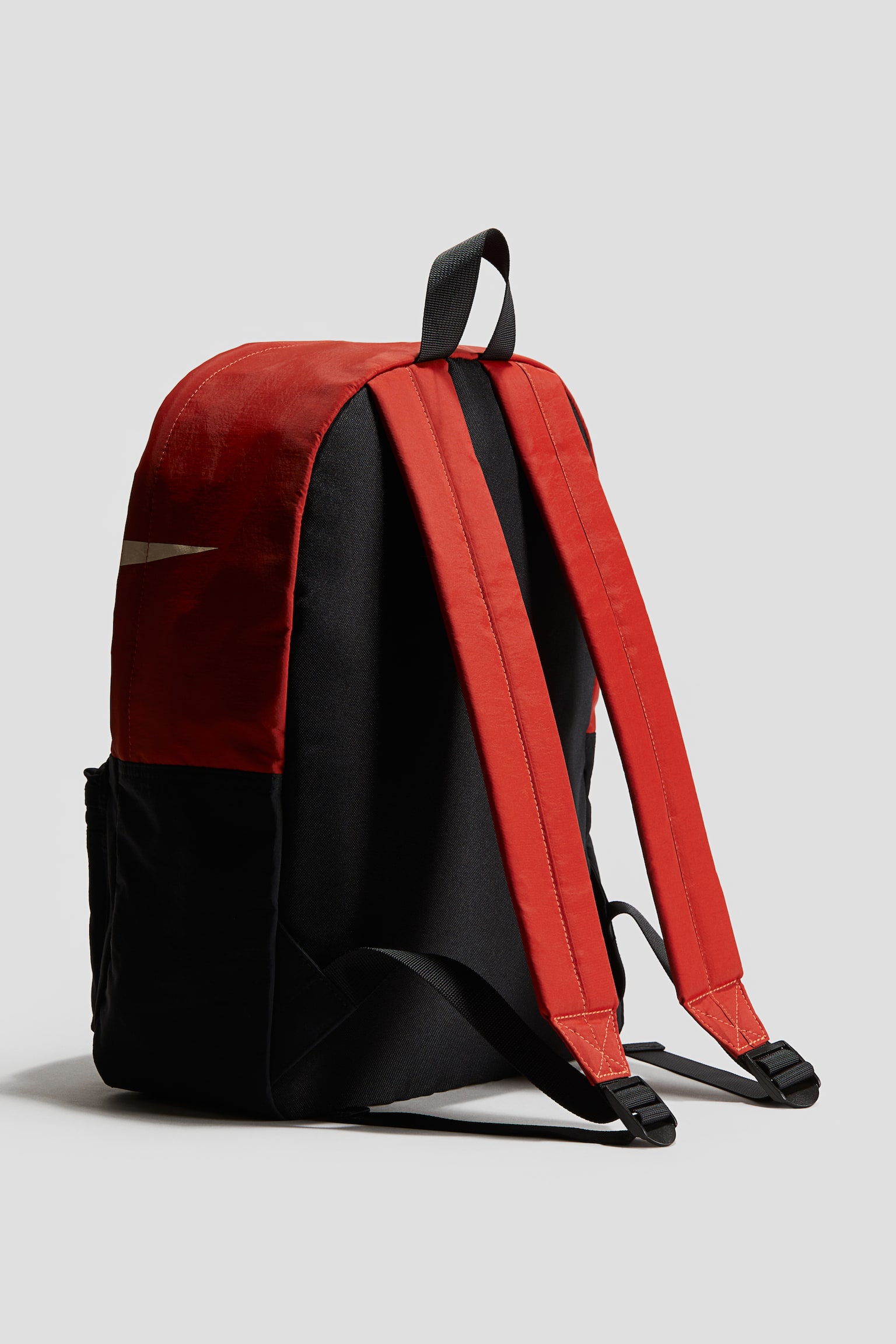 Motif-detail nylon backpack - Red/Reebok - 3