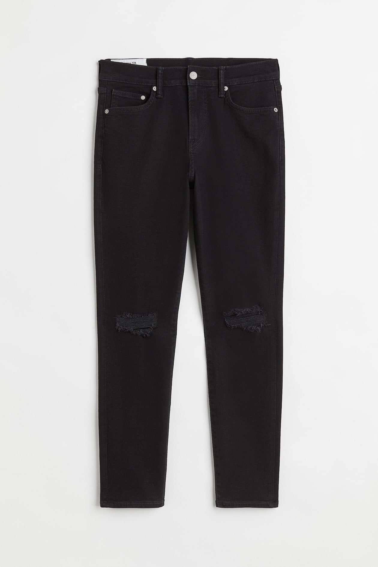 Skinny Crop Jeans - Regular waist - Ankle-length - Black - Men | H&M US