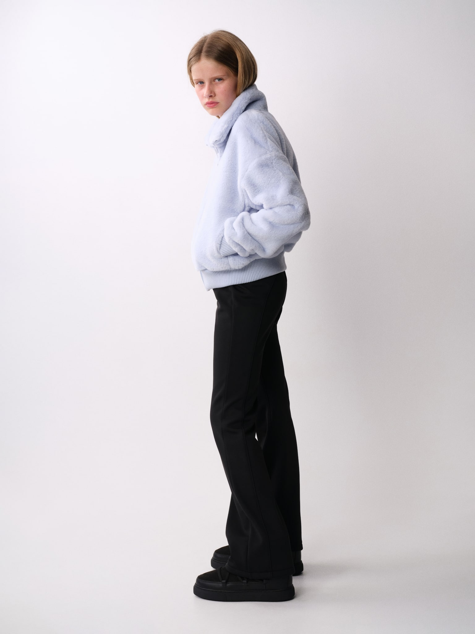 Детские брюки H&M Move Flared Softshell Ski, цвет: Чёрный — фото 3
